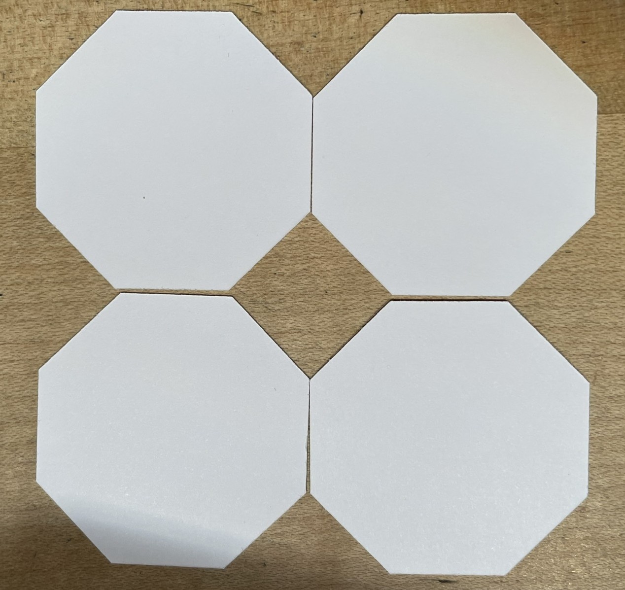 Papier Schablone Oktagon 3/4" für English Paper Pieces / 100 Stück