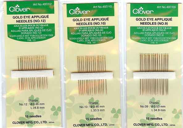 Applikationsnadeln Nr 9 mit Goldöhr