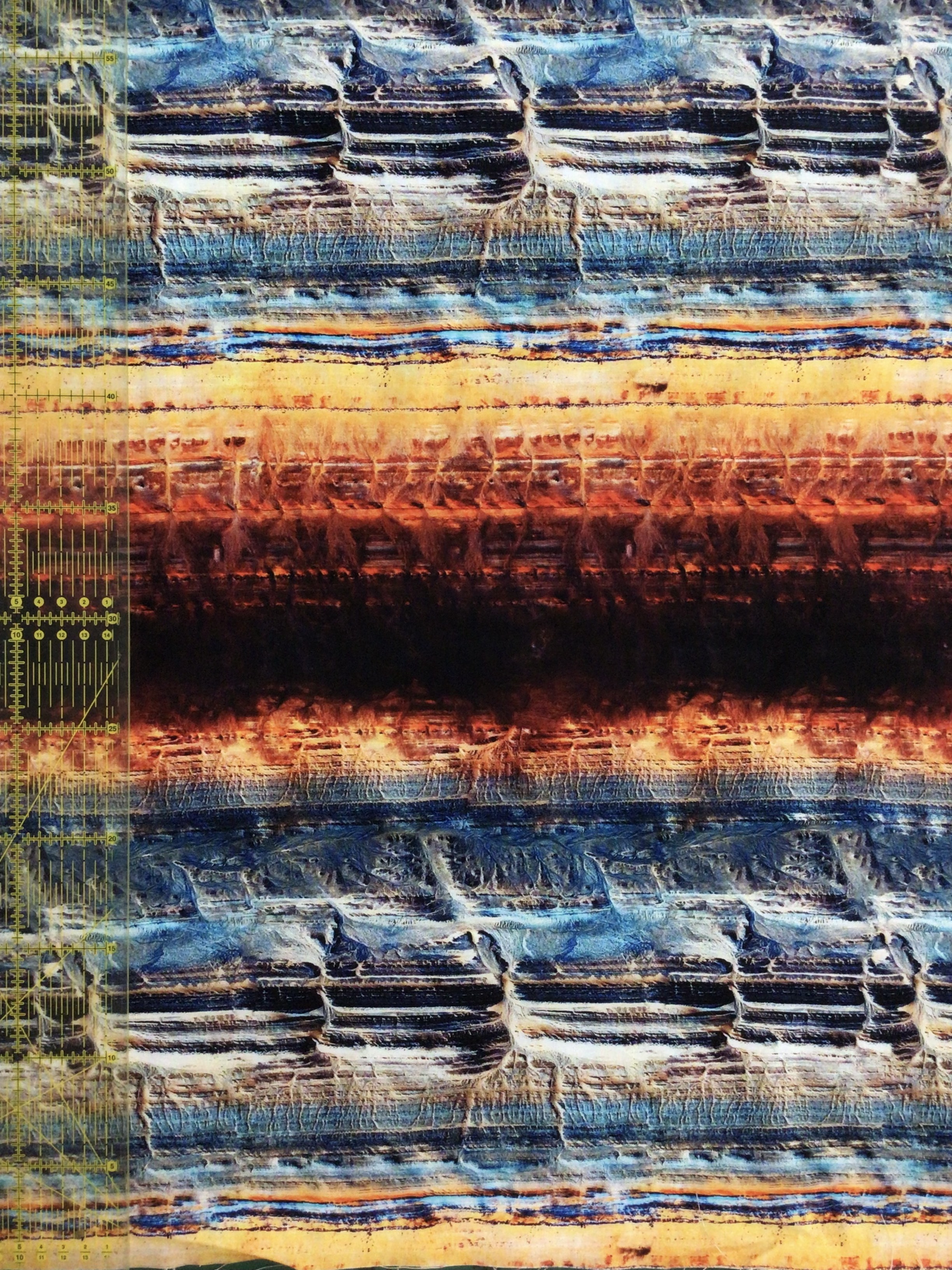 Stoff mit Felsen, "Nature`s Narratives"