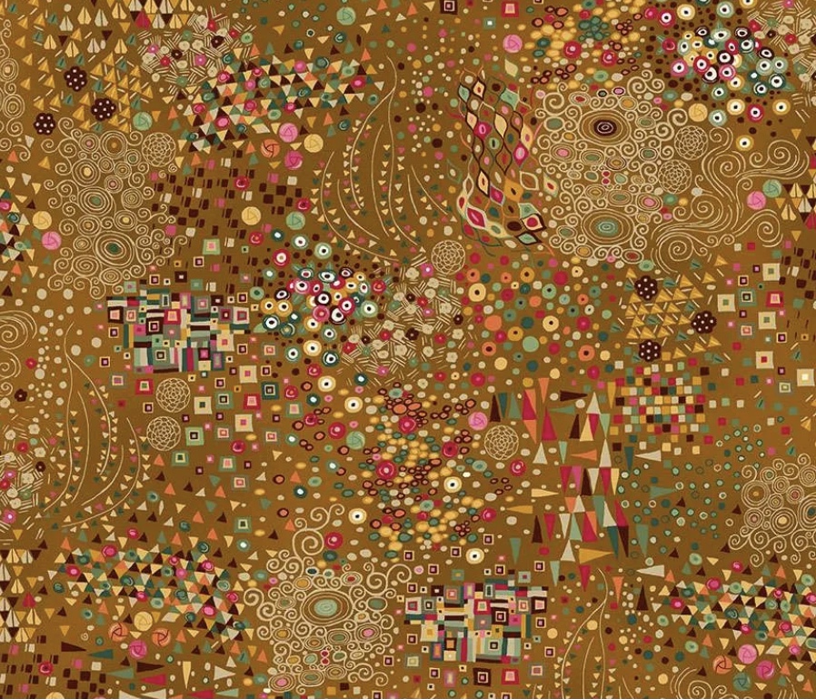 Golden Symphonie, Hellbraun Abstrakt