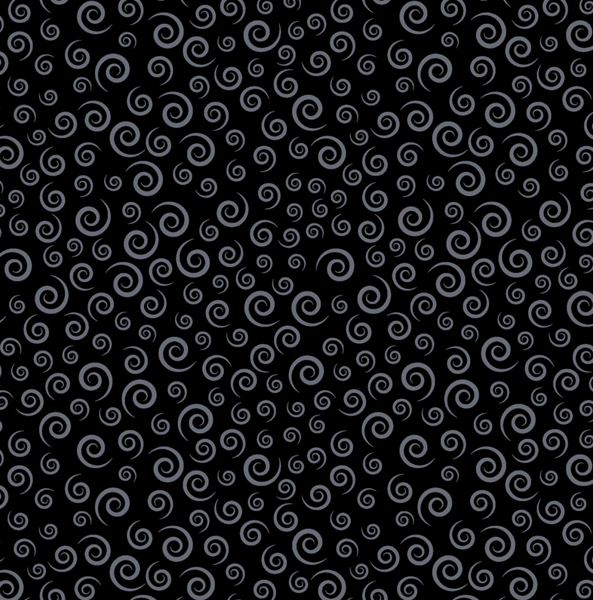 Cozy Sheep/ Swirls Schwarz