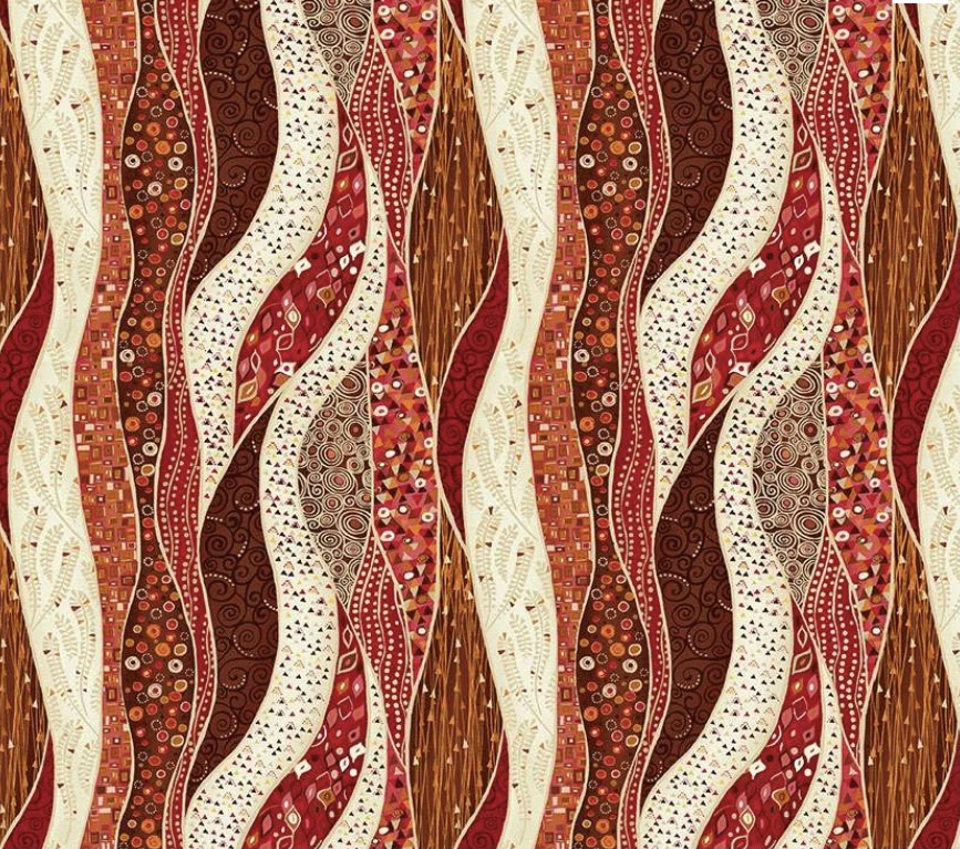 Golden Symphonie, Creme Rot mit Wellen