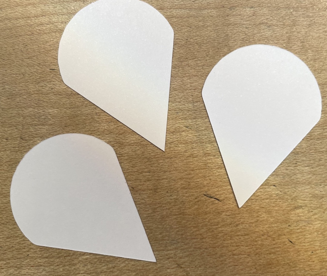 Papier Schablone 6-pointed Petal 1 1/4" für English Paper Pieces / 75 Stück