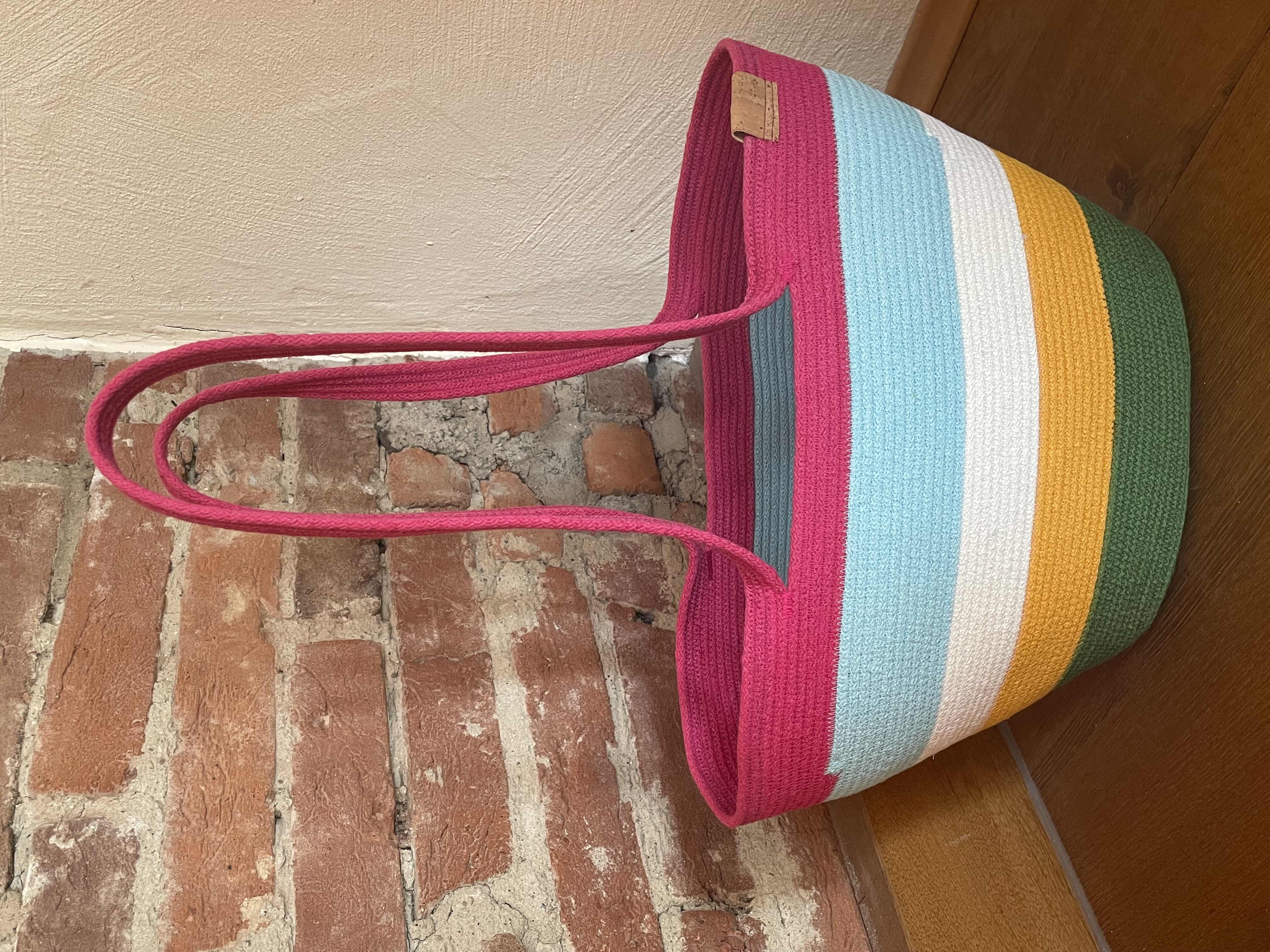 Korbtasche - ein Kordel Set mit 5 Farben