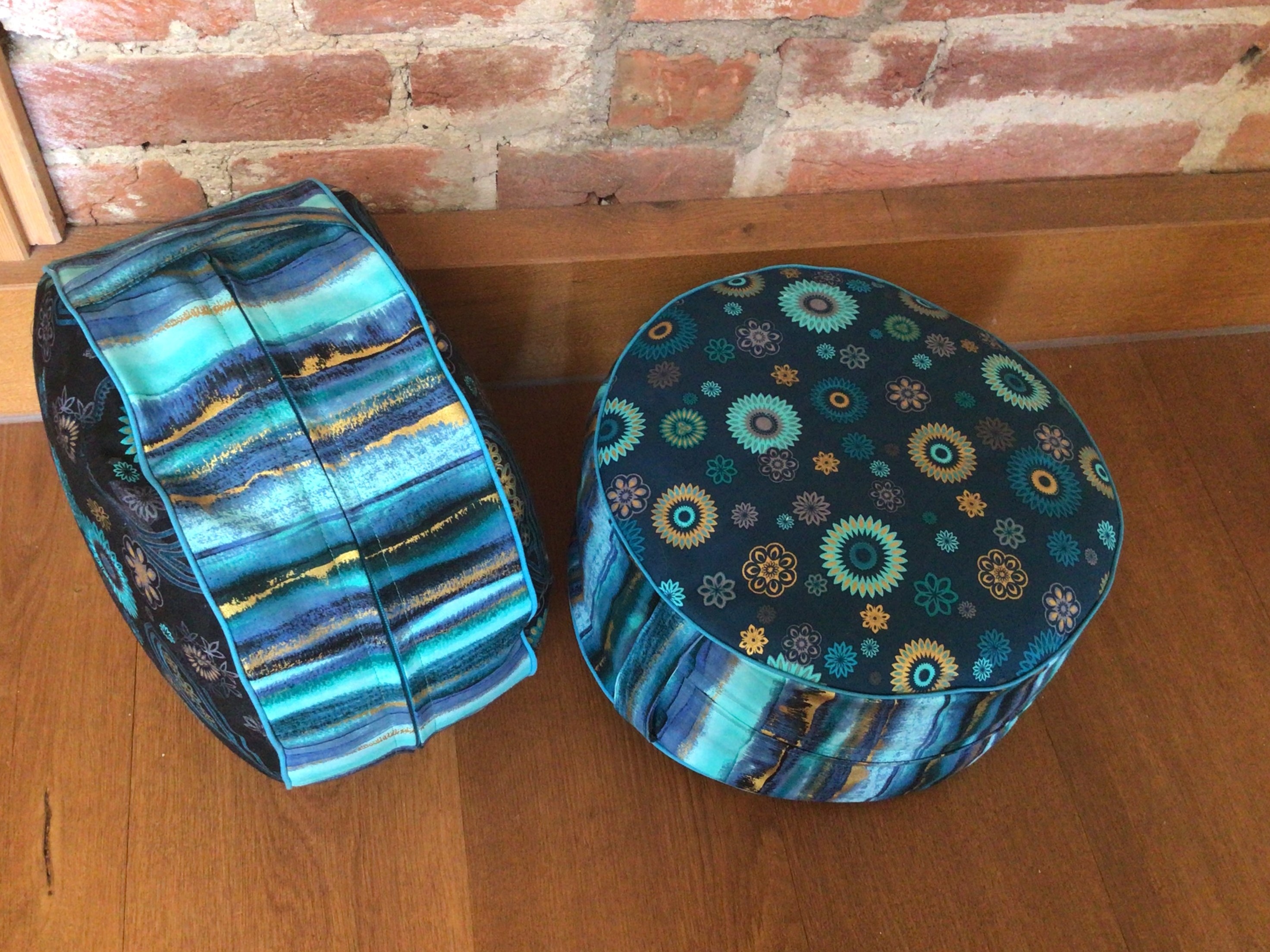 Yoga/ Meditationkissen Nähpaket mit Anleitung und Bio Dinkelspeltz