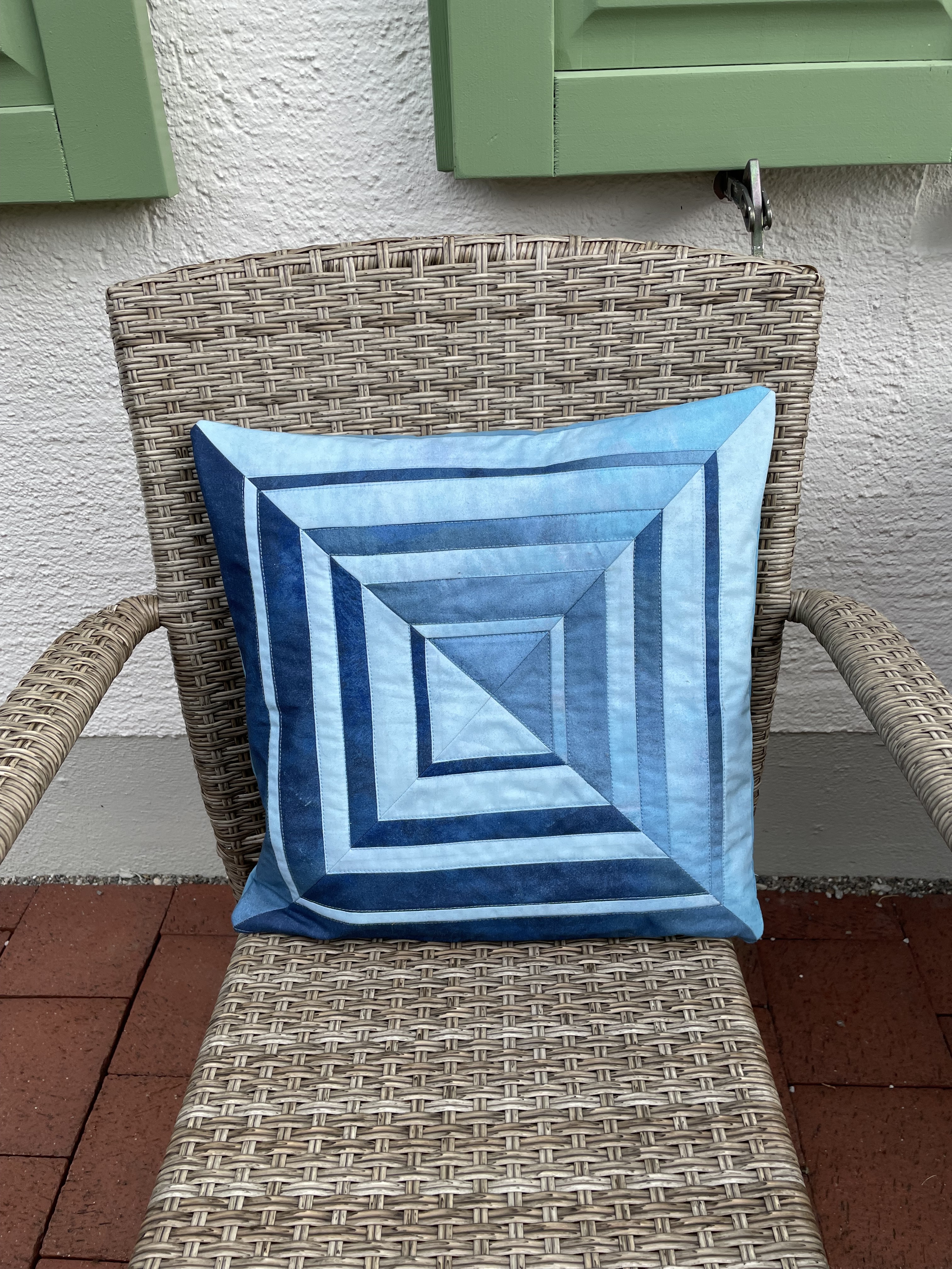 Materialpackung für zwei Kissen Ombre / Ocean