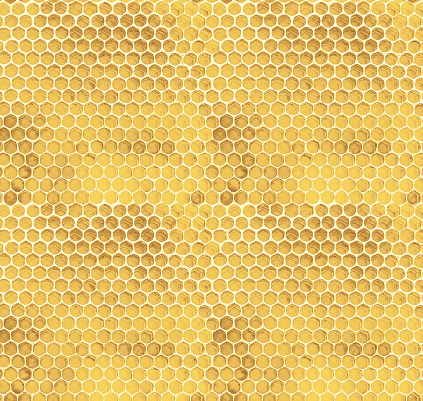 Stoff mit Honigwaben