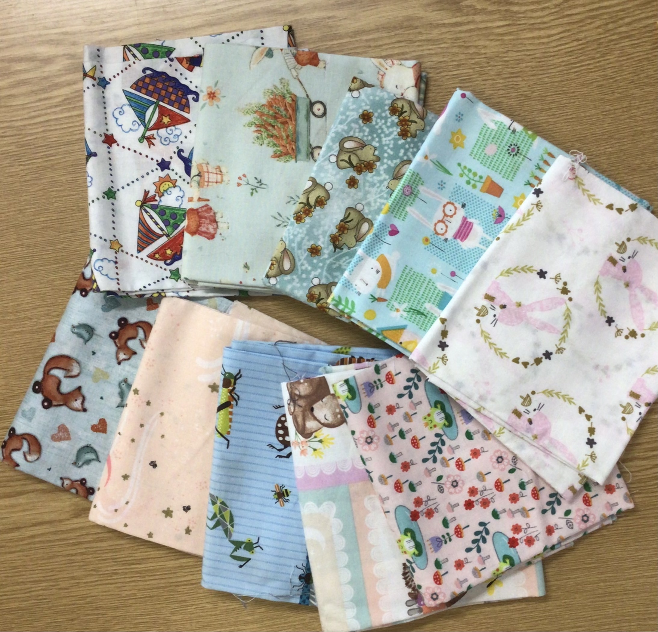 FQ Päckchen Kinderstoffe-Reste Päckchen