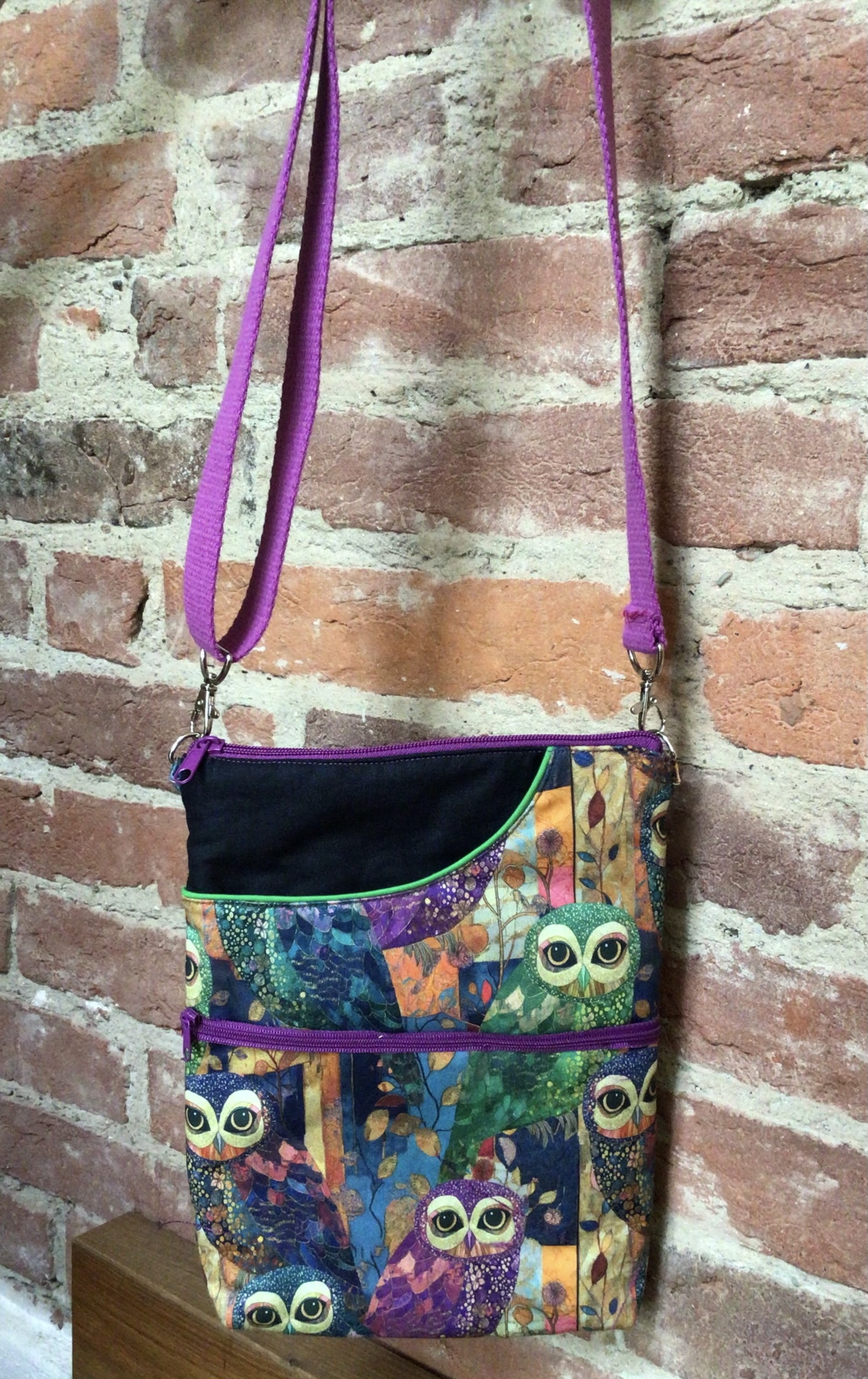 Materialpackung für Tasche Paulinchen " Eulen"