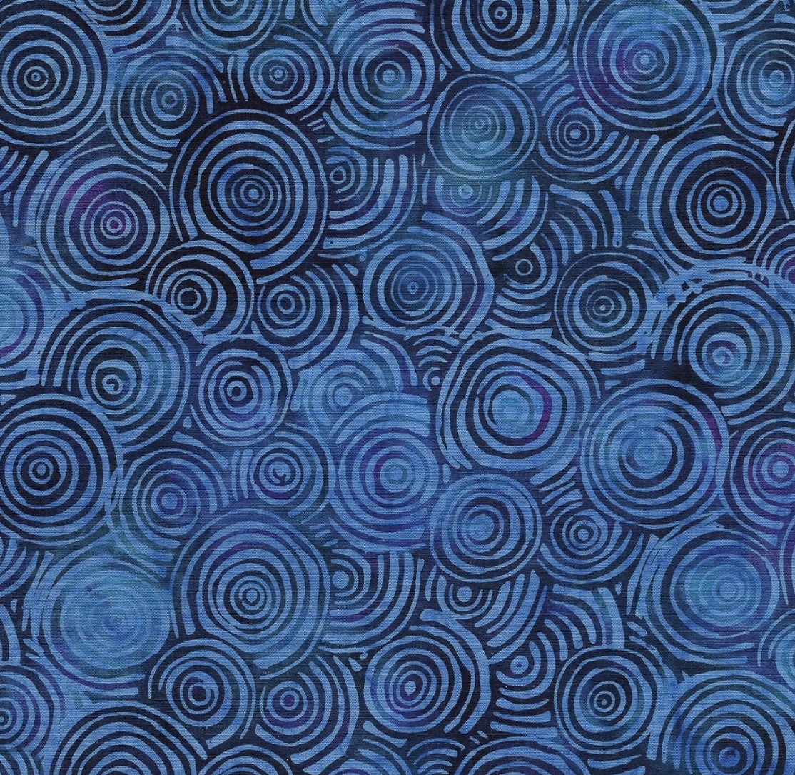 Isl.Batik -Tree Rings-Ocean