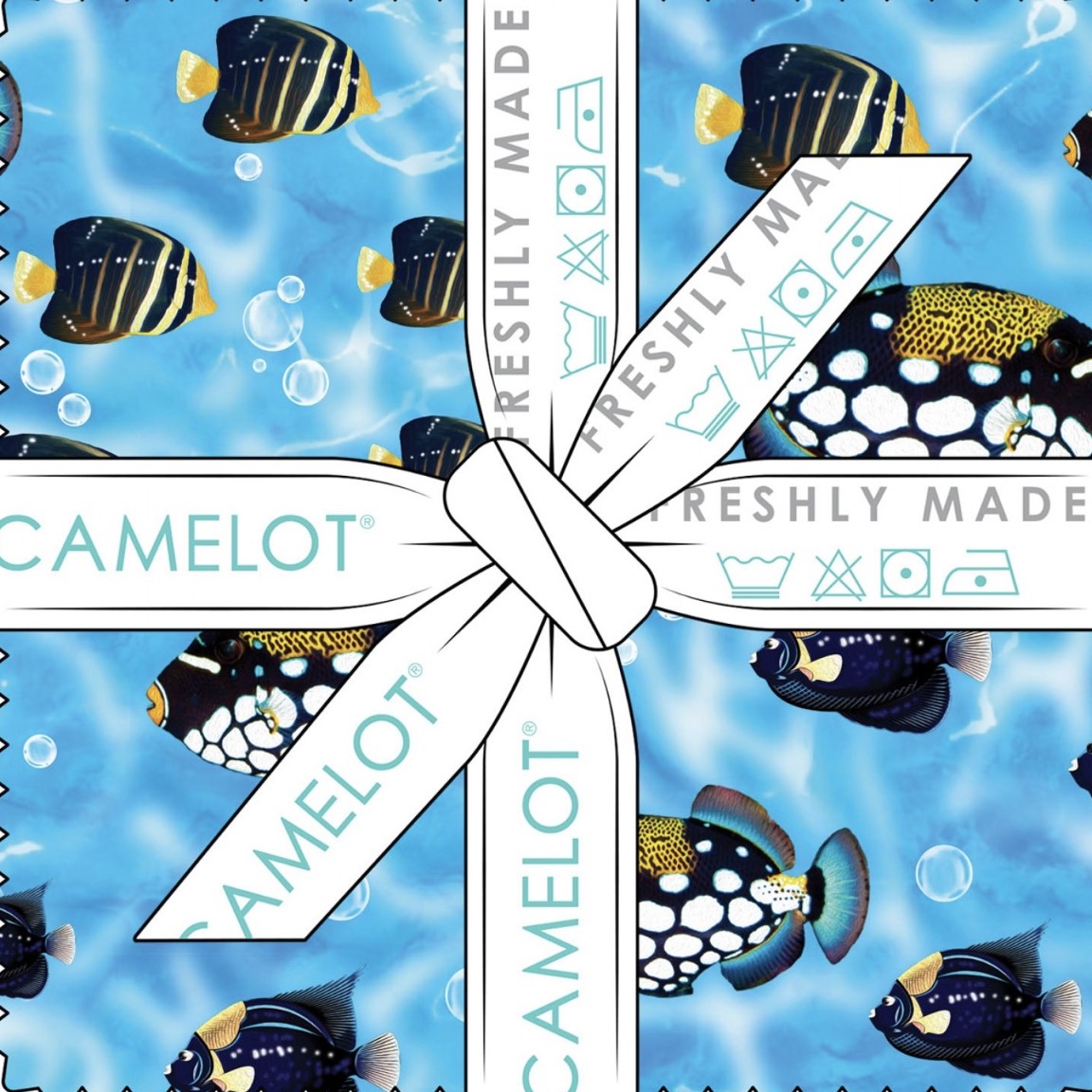 5 inch Päckchen Ocean Story mit 42 Quadraten/ Nur noch 2 Päckchen vorhanden