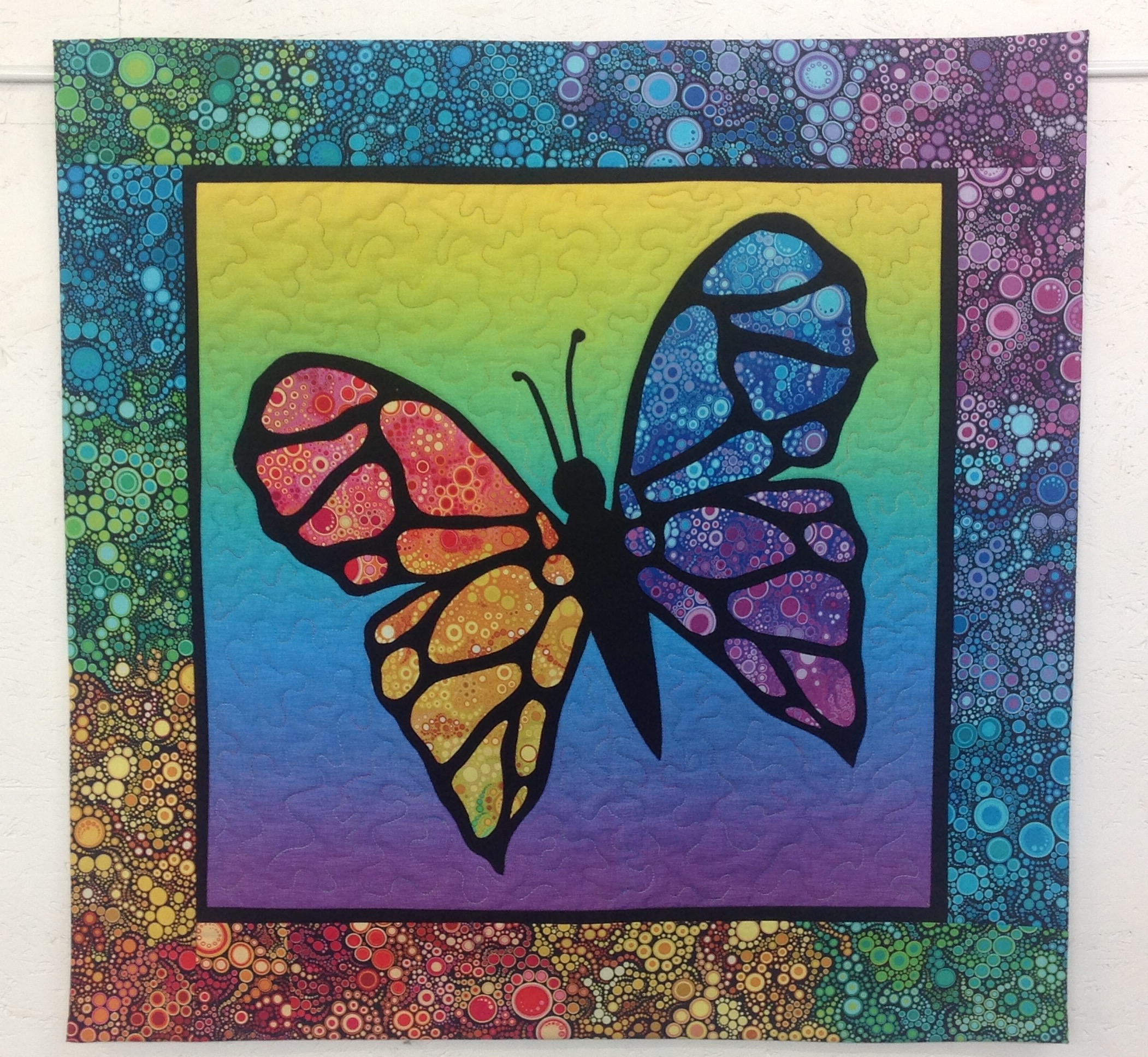 Anleitung "Schmetterling, du buntes Ding" Wandbehang