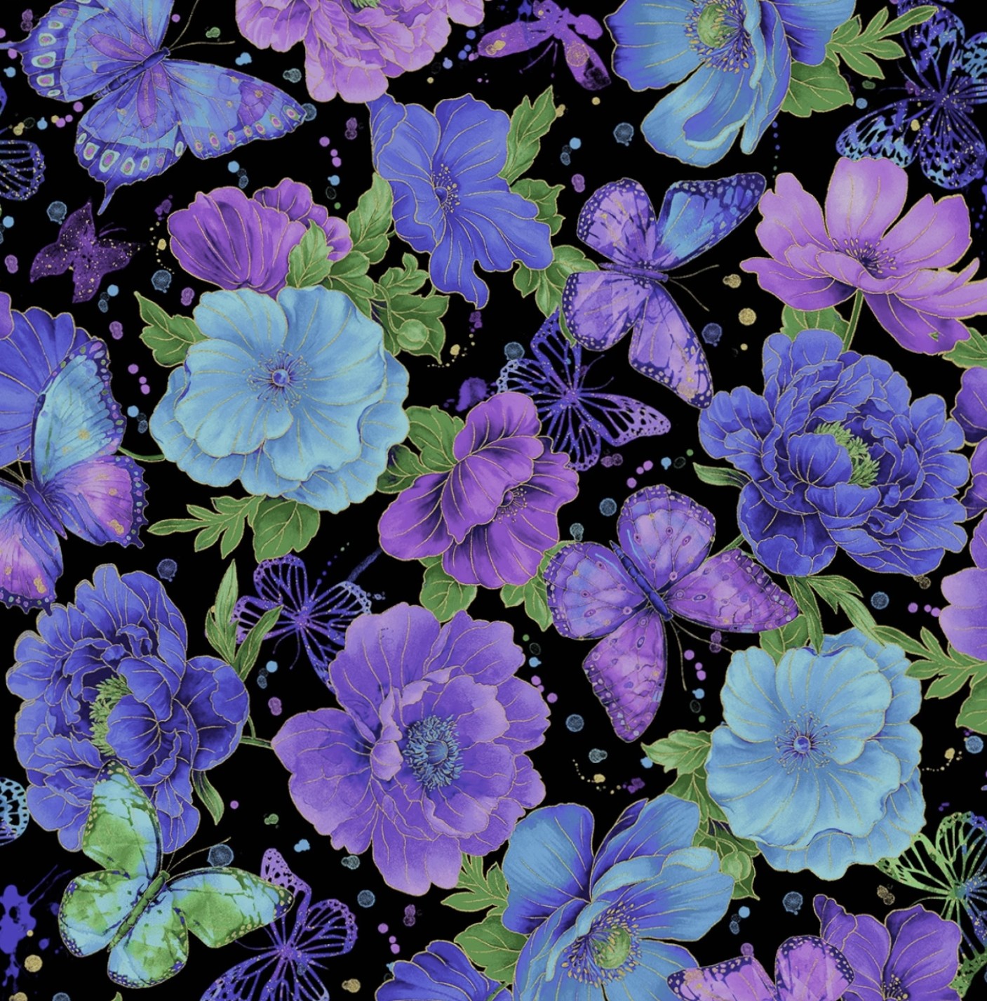 Flying Buttervlies /Blumen