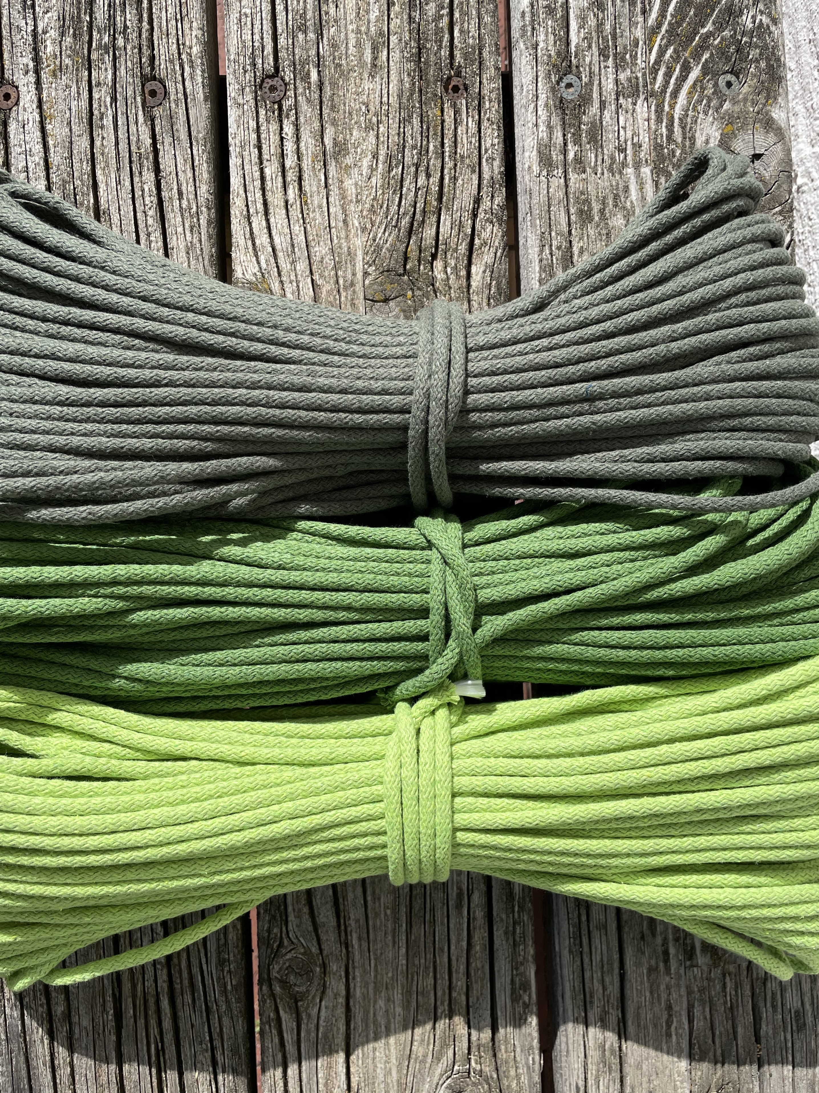 Kordel für Körbe, Baumwollkordel