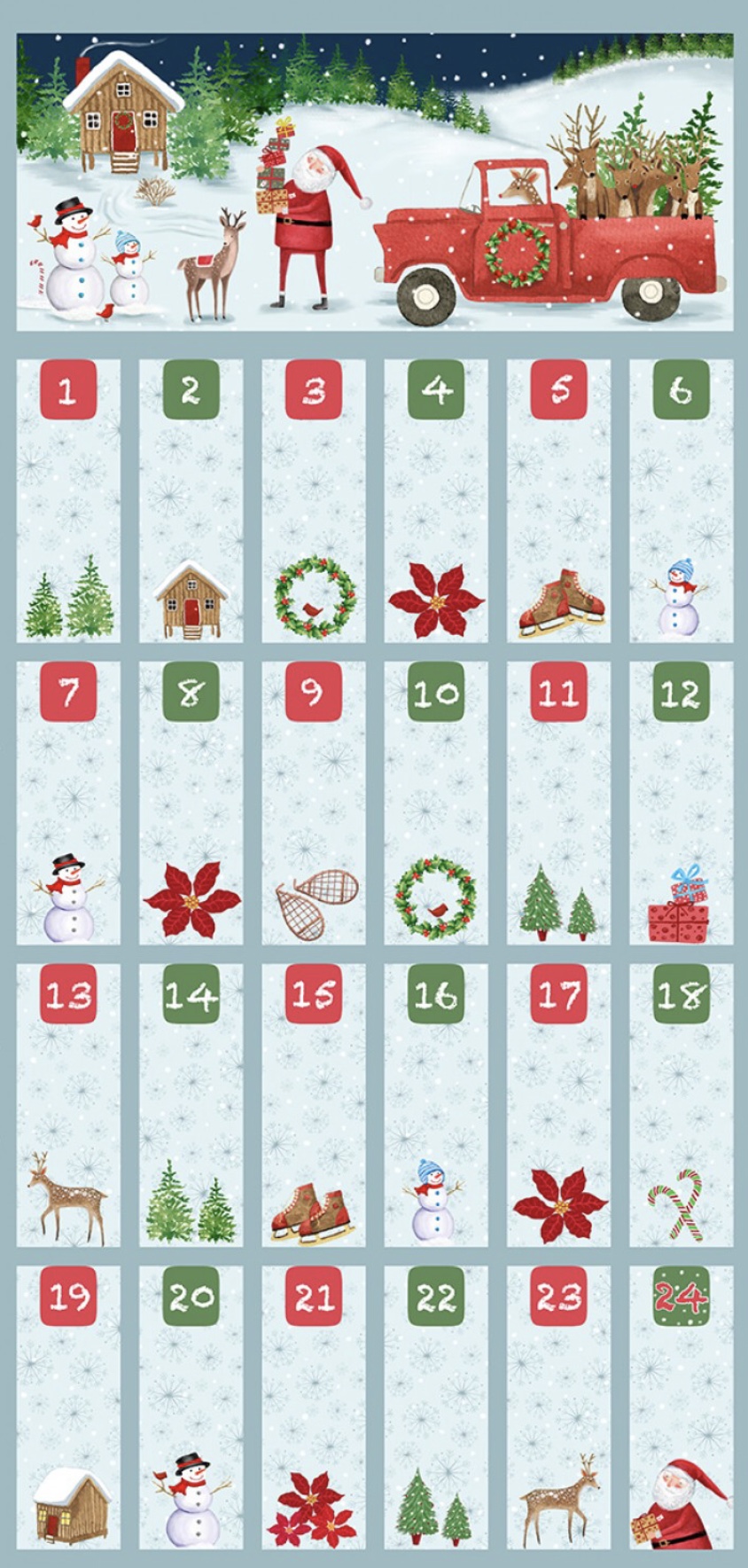 Adventskalender zum Nähen