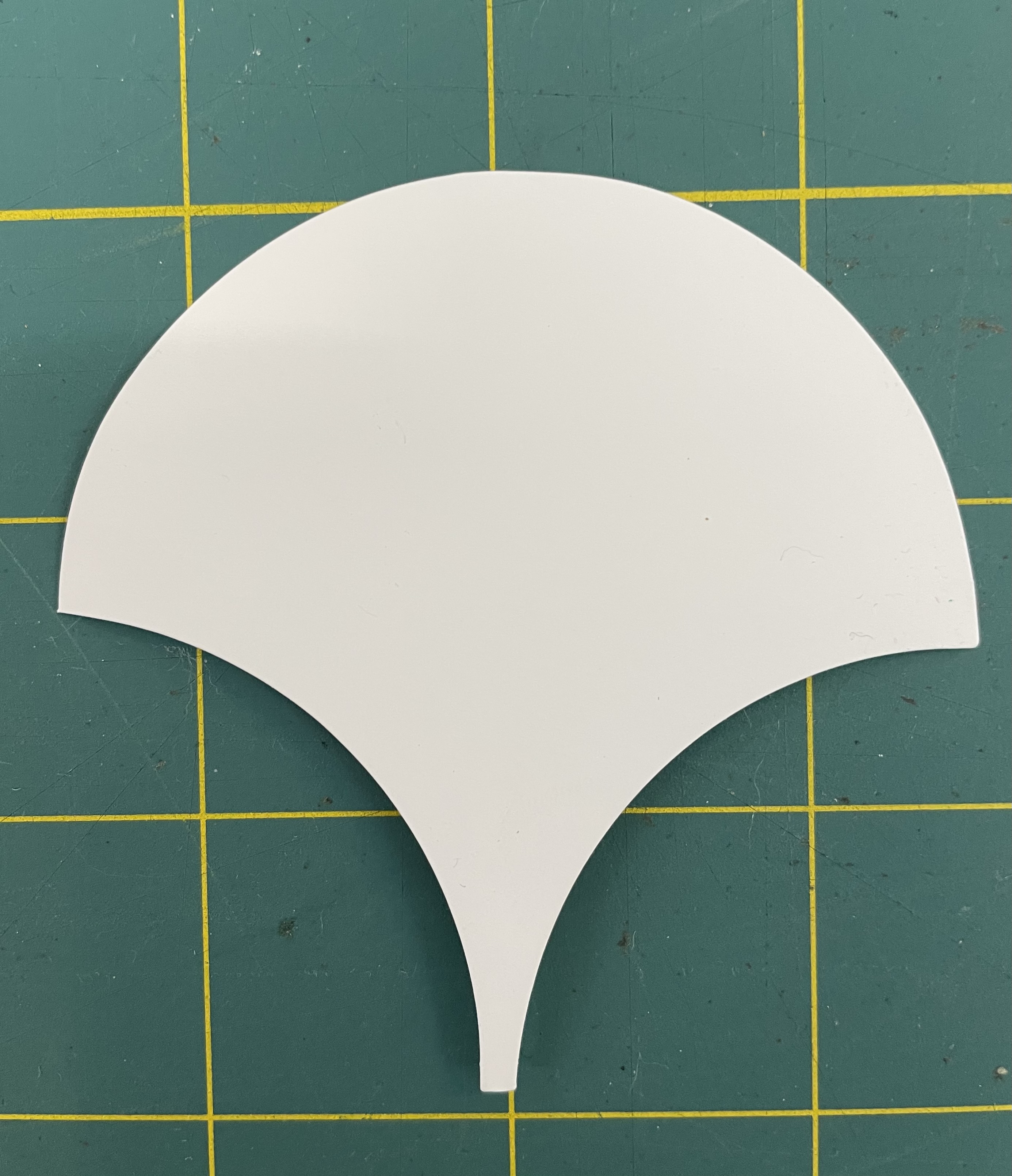 Papier Schablone  Clamshell für English Paper Pieces / 25 Stück