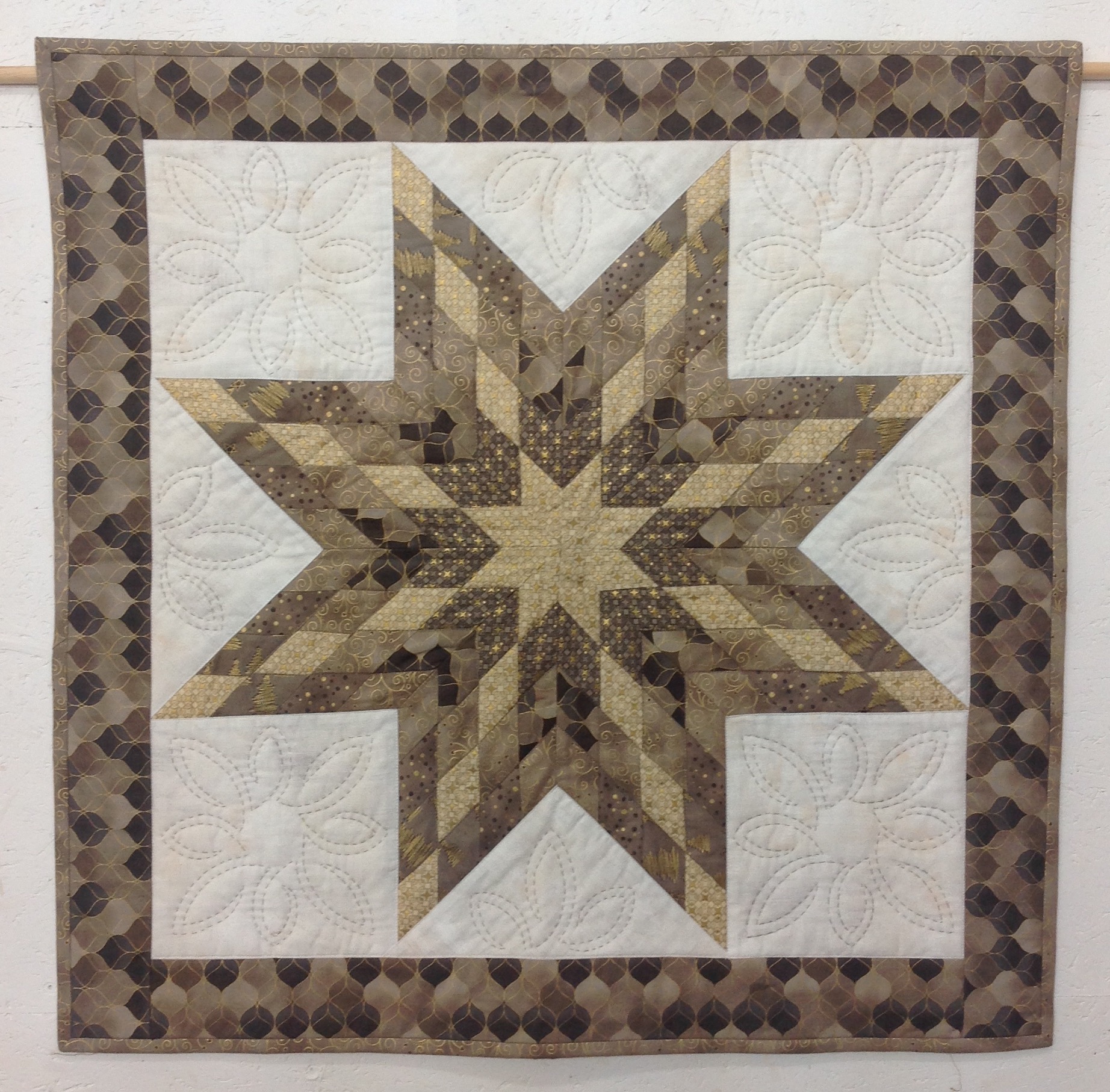 Anleitung für Wandbehang /Tischdecke Lone Star