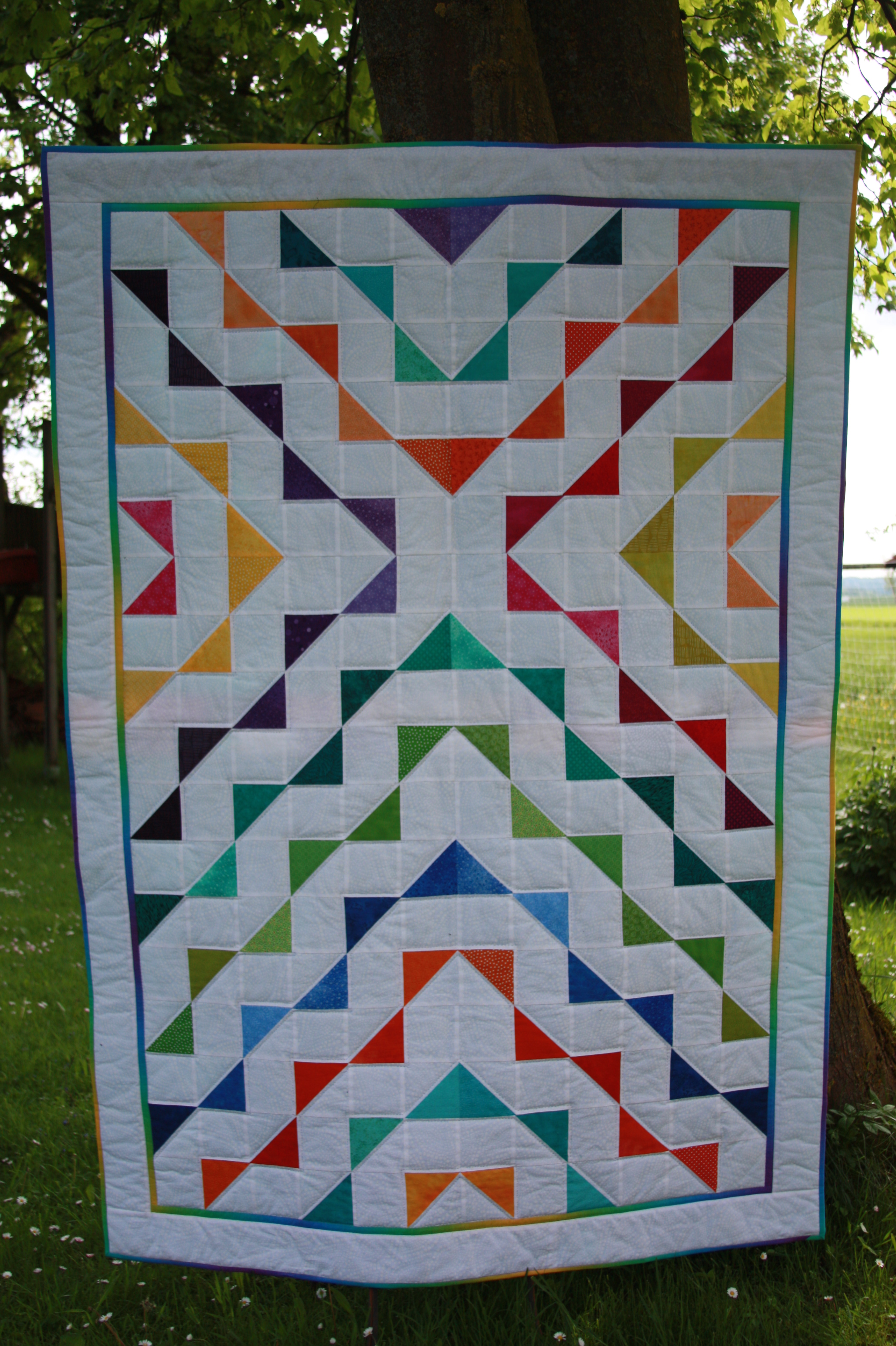 Decke  "Schnelle Dreiecke" Materialpackung für Top