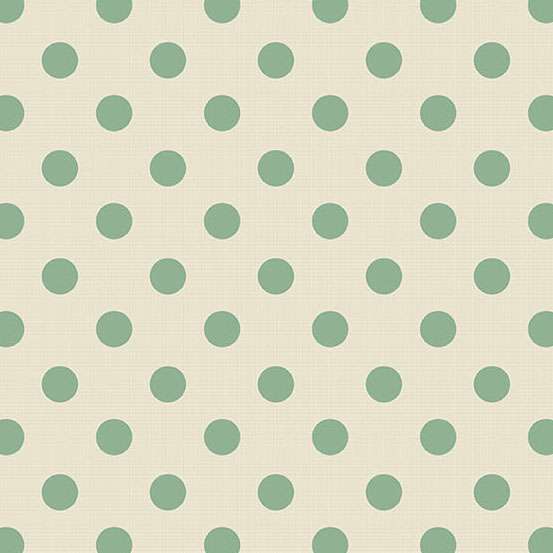 Punkte Creme Grün