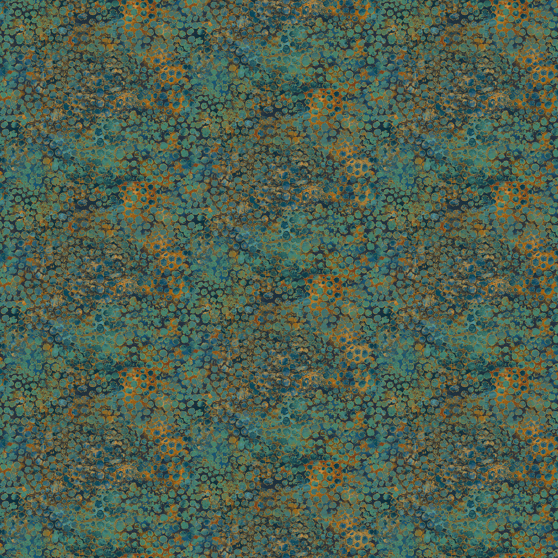 Shimmer Petrol-Grün-Rost