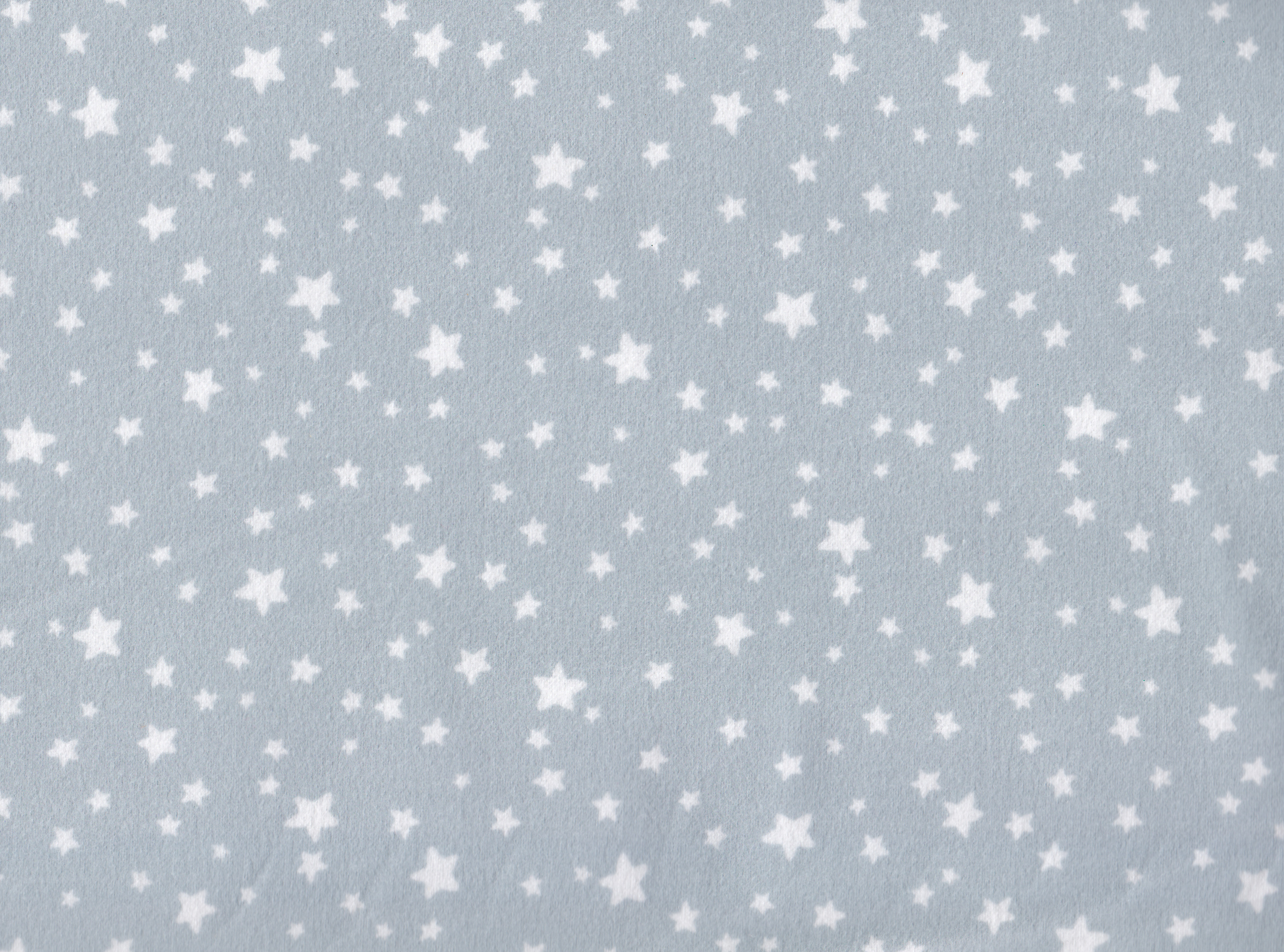 Flanell Sterne Graublau