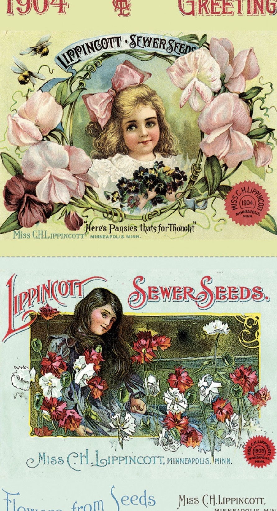 J.Wecker-Frisch Fabrics/  Stoffe mit alten Bildern/ Vintage Stoff