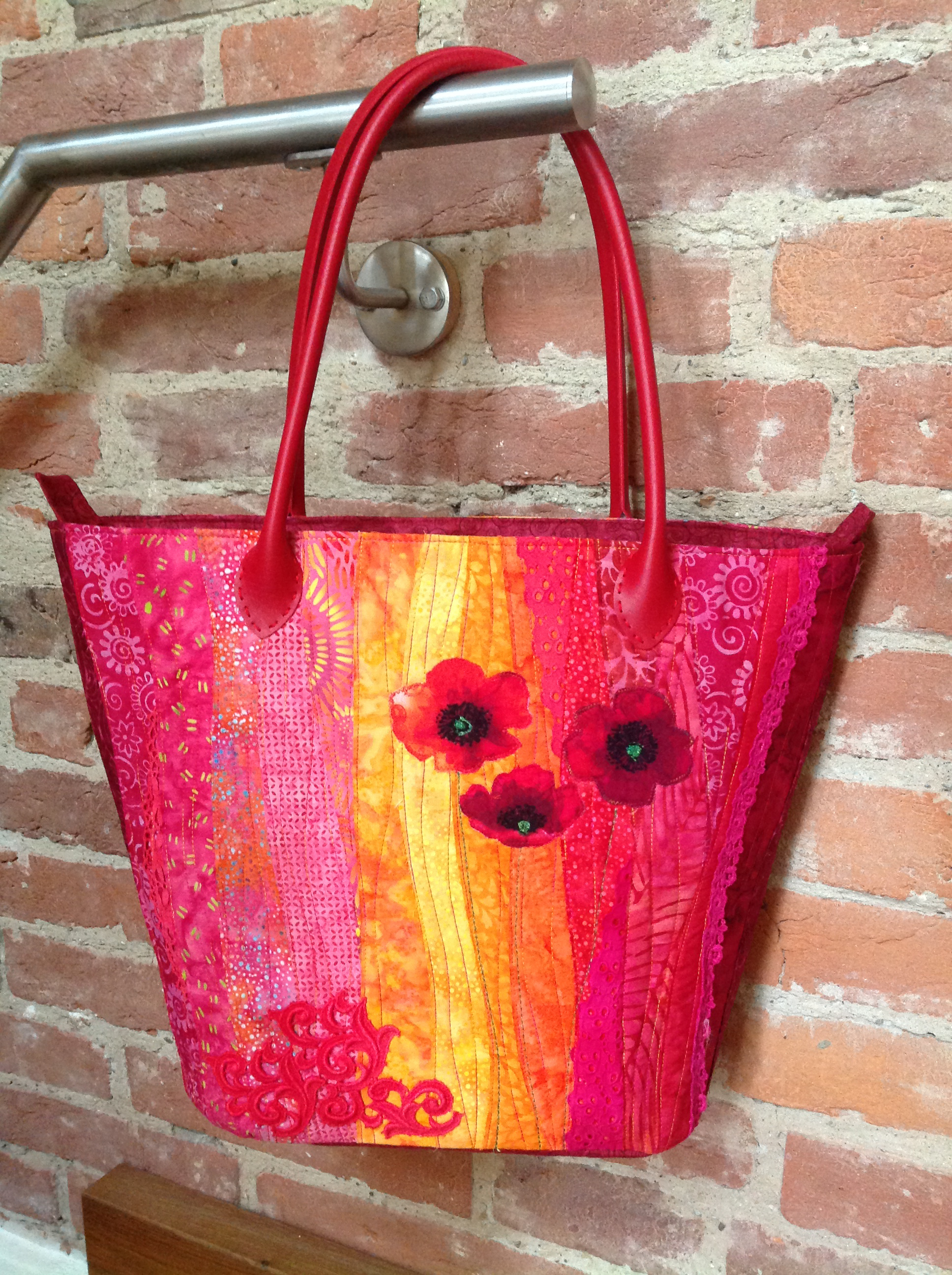 Tasche "Frühling"  in Rot