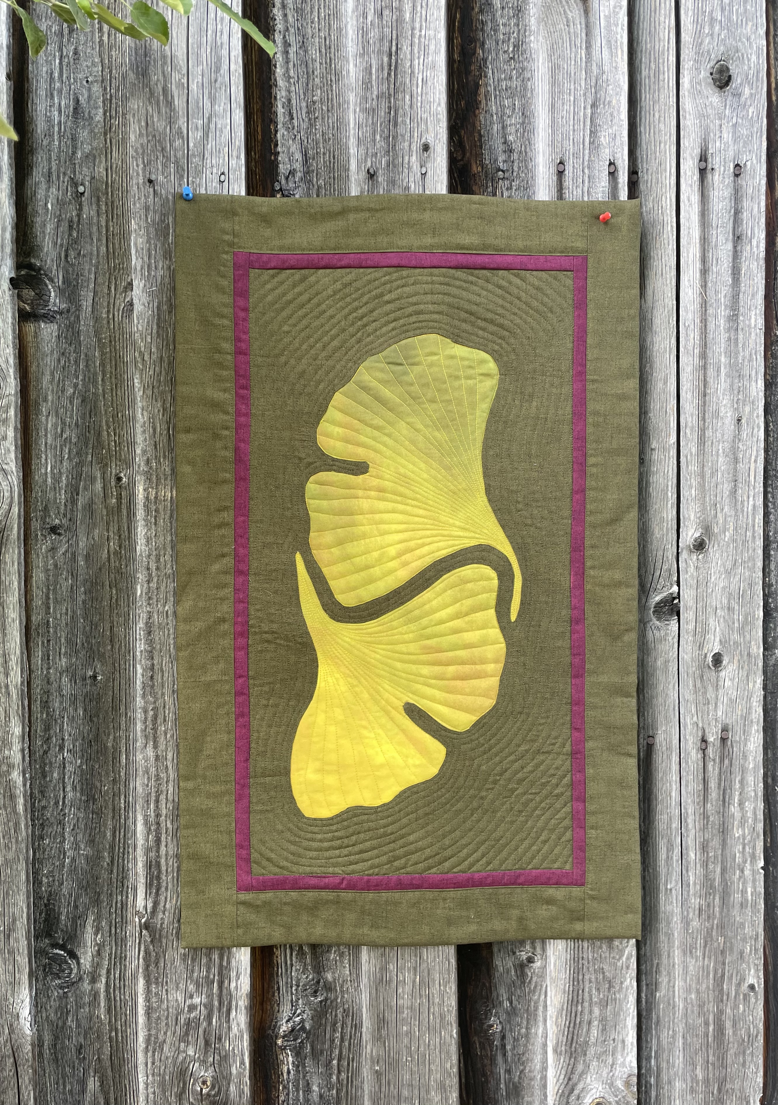 Wandbehang / Tischdecke Gingko