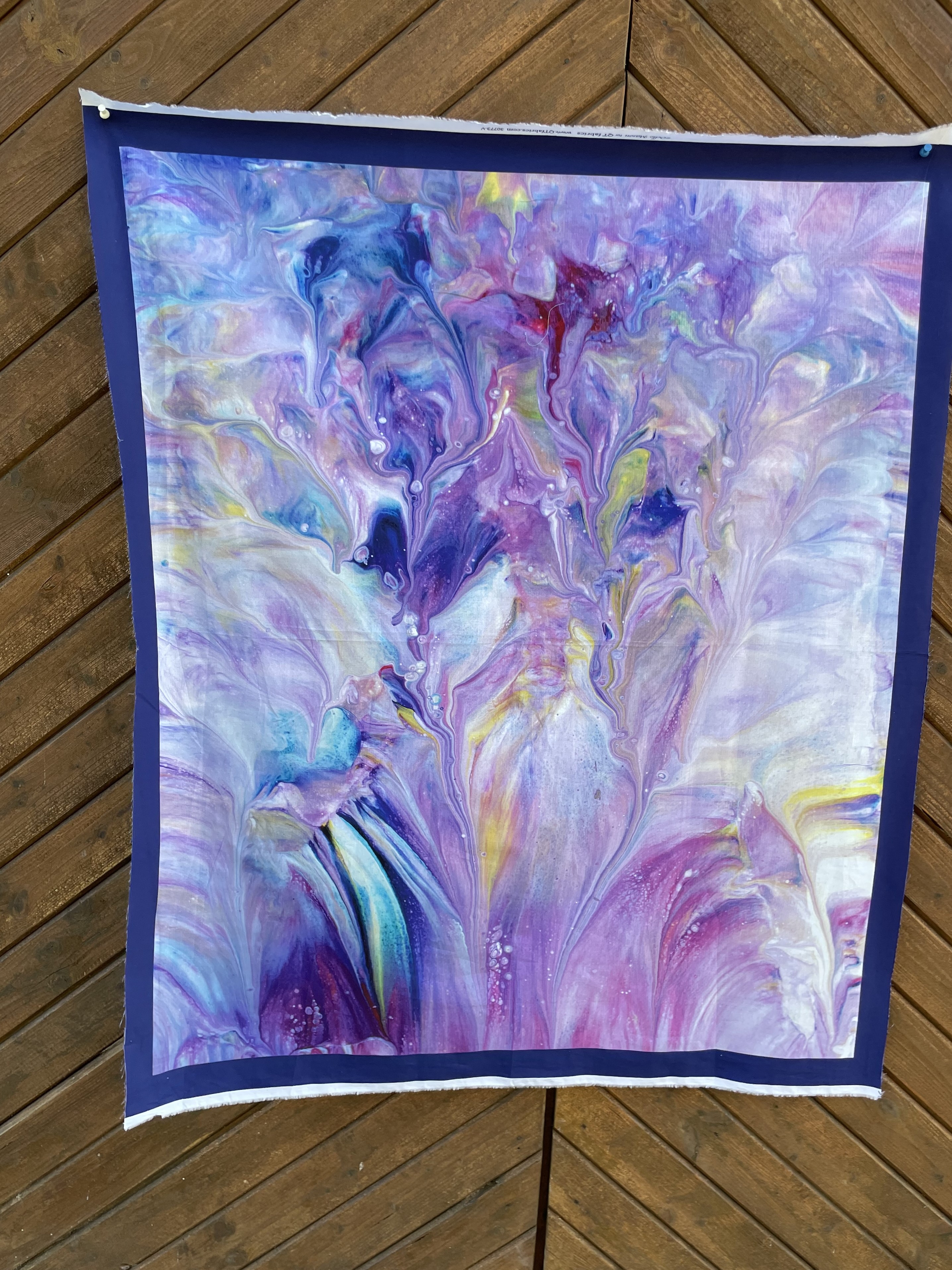 Purple / Panel 90 x 110 cm