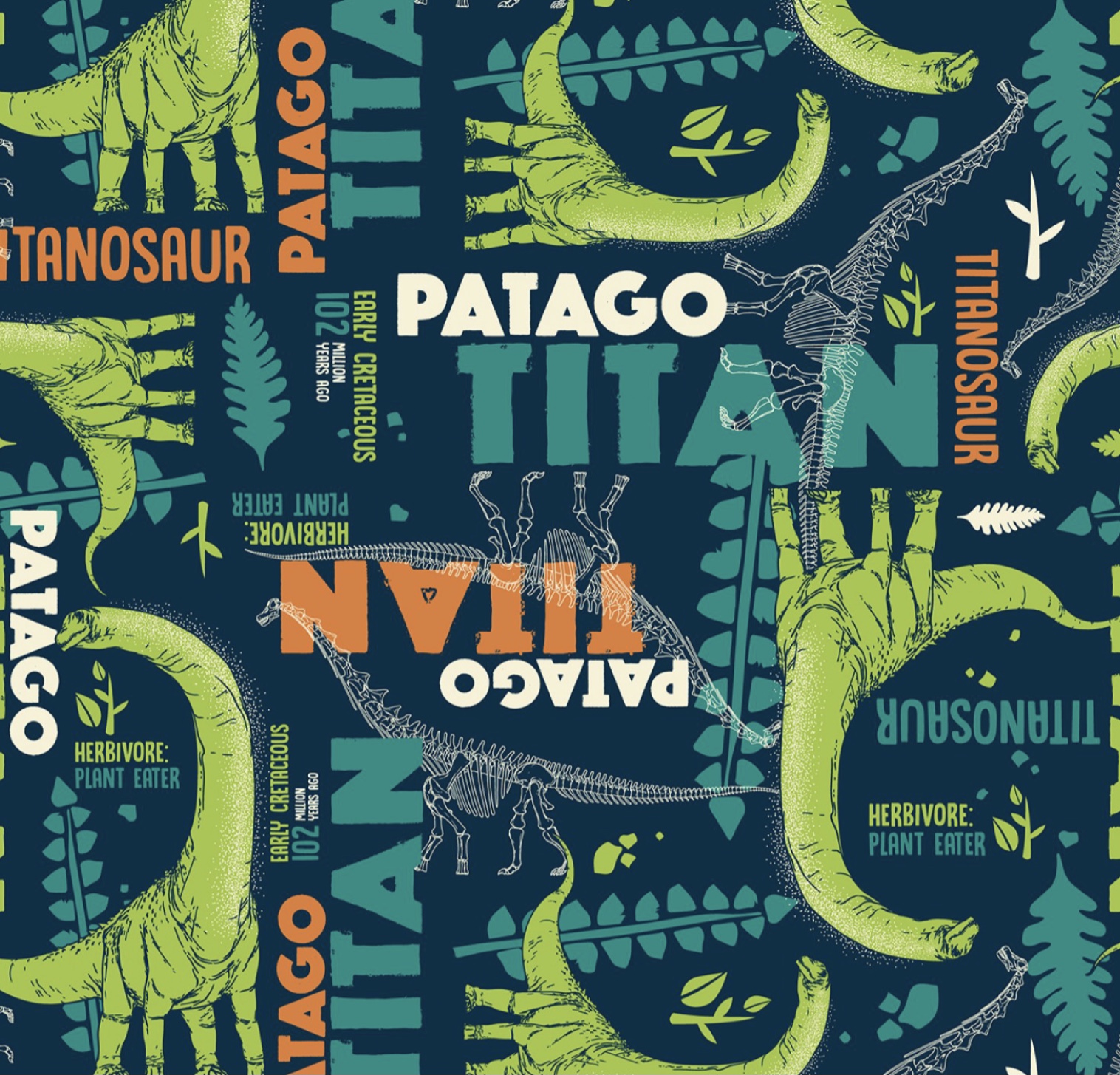 A Blast from the Past/ Titanosaur Font