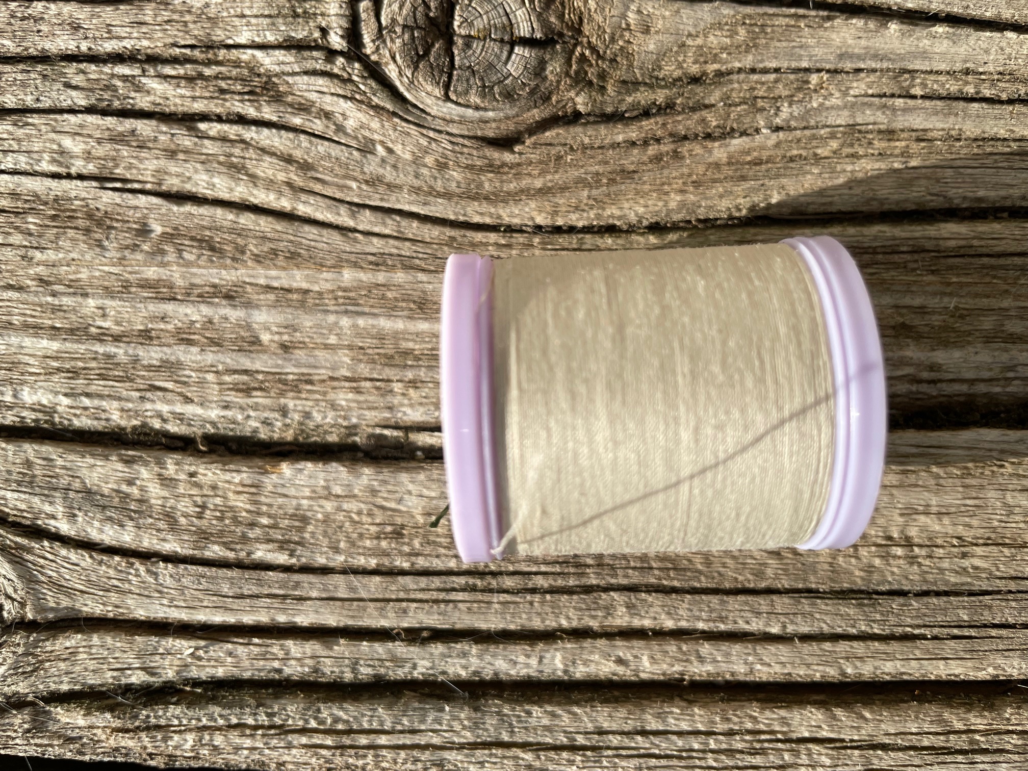 Paper Piecing Garn Beige/Creme