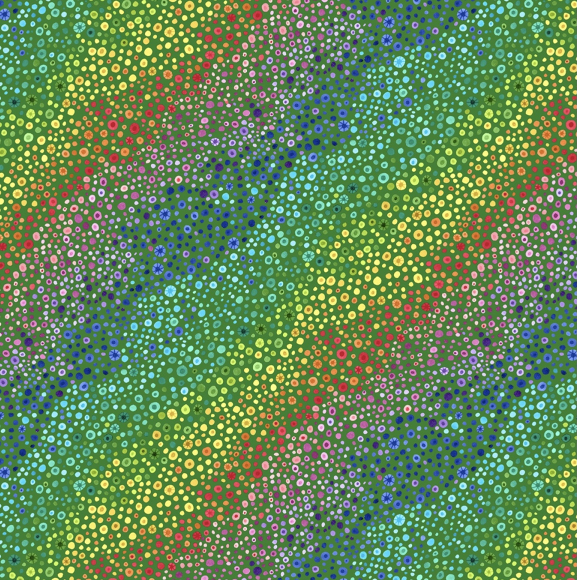 Bunte Punkte-Grün