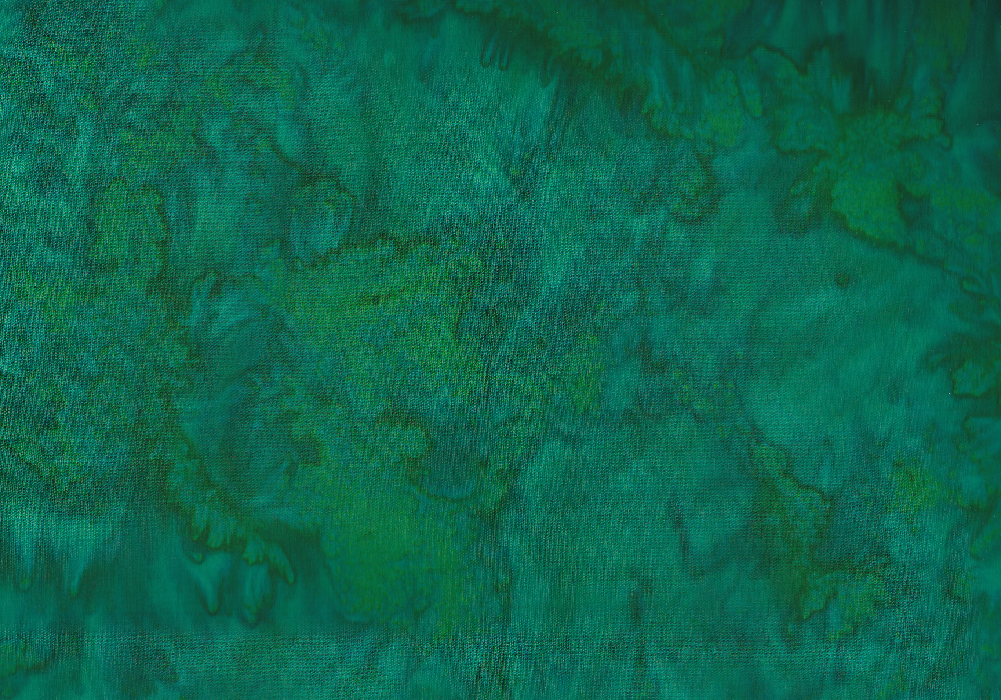 Batik Stoff in Grün-Blau