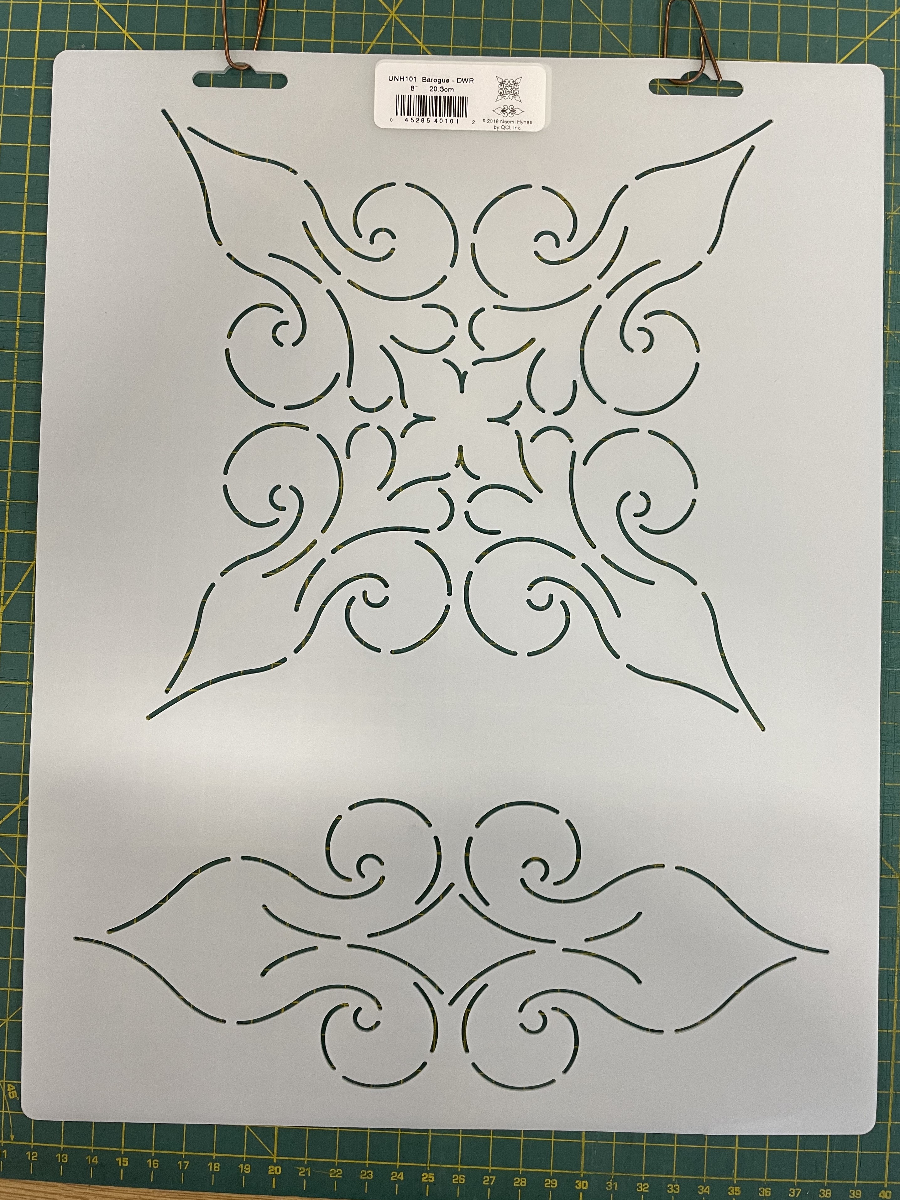 Quiltschablone für Wedding Ring Blocks