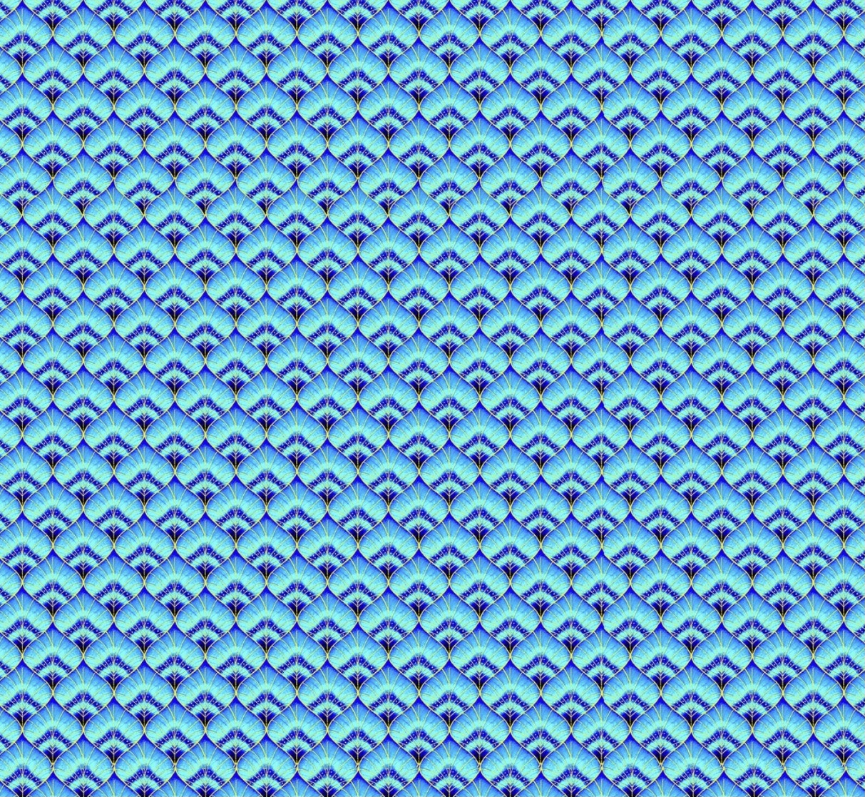 Aqua Peacock Diamond/ Reststück 40 x 110 cm