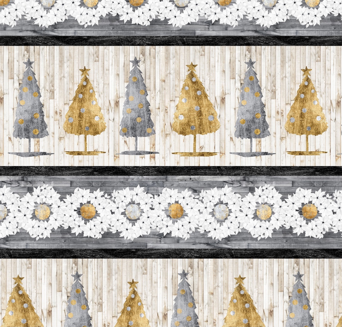 Sophisticated Christmas/Reststück  45 x 110 cm