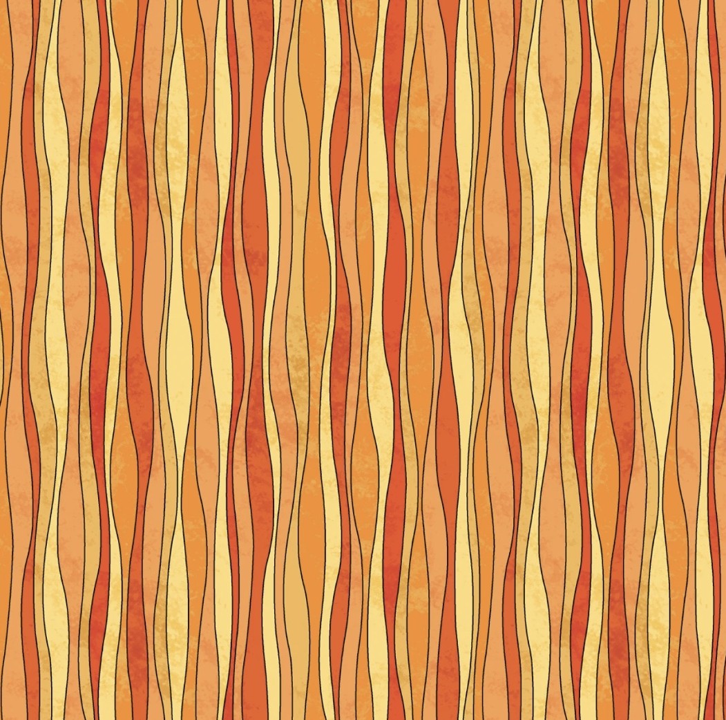 Waves / Welle in Orange