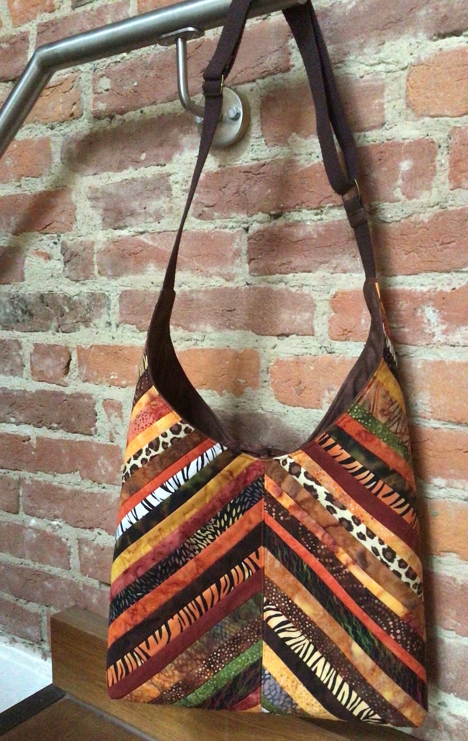 Tasche  "Schicke Streifen" -Erde