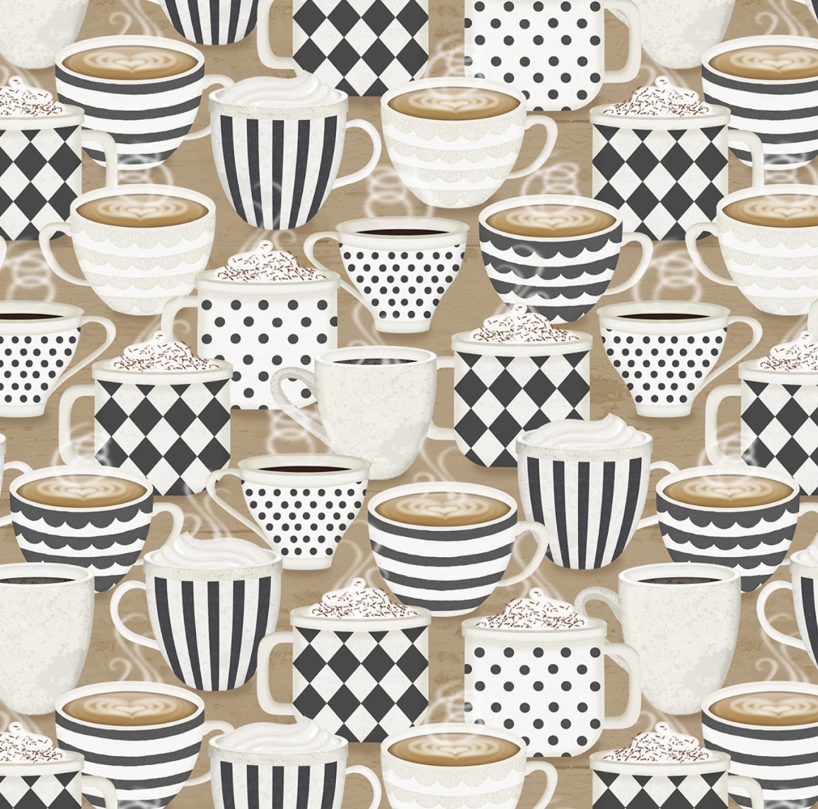 Latte Coffee Life Cups