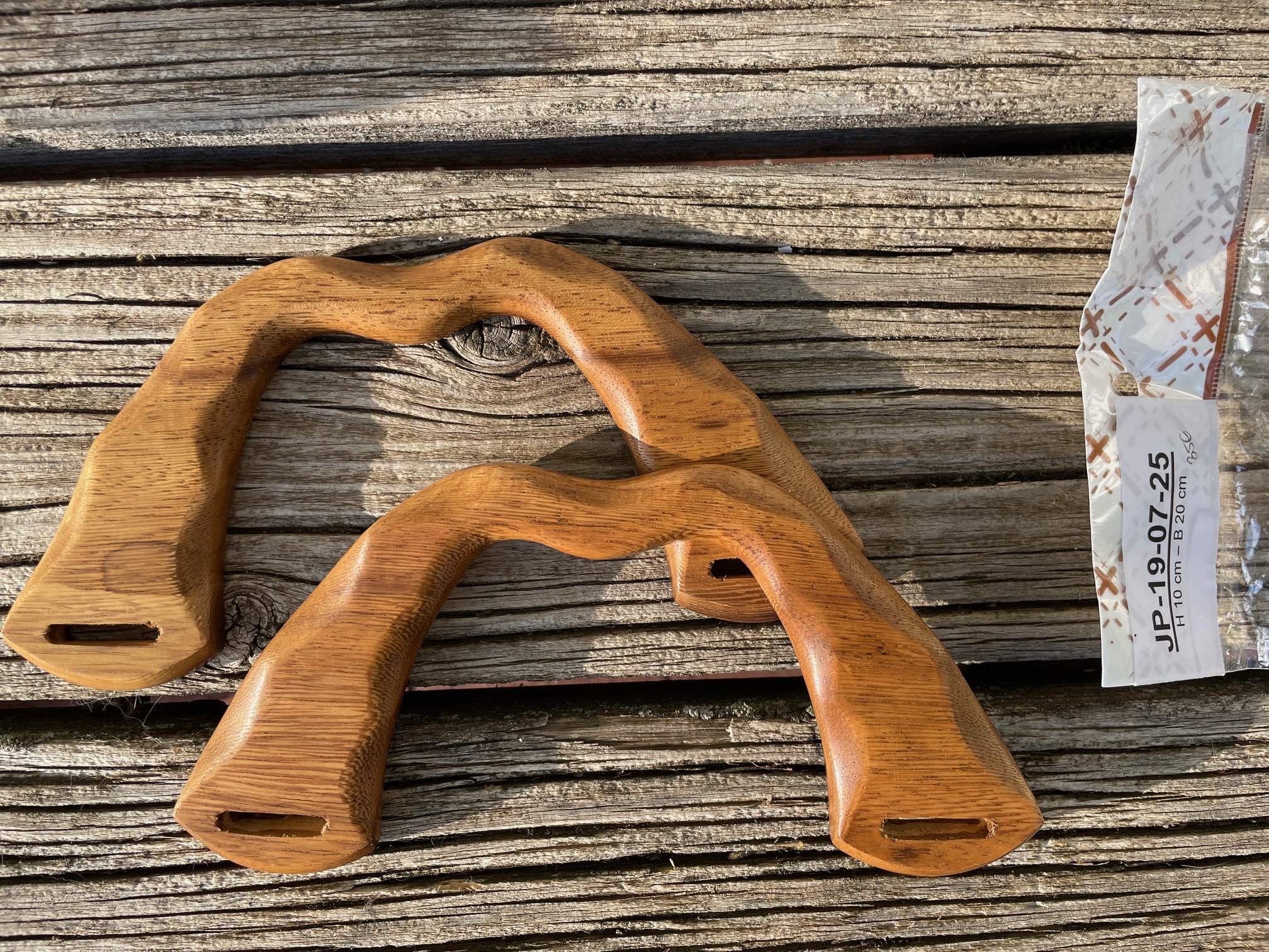 Taschengriffe aus Holz