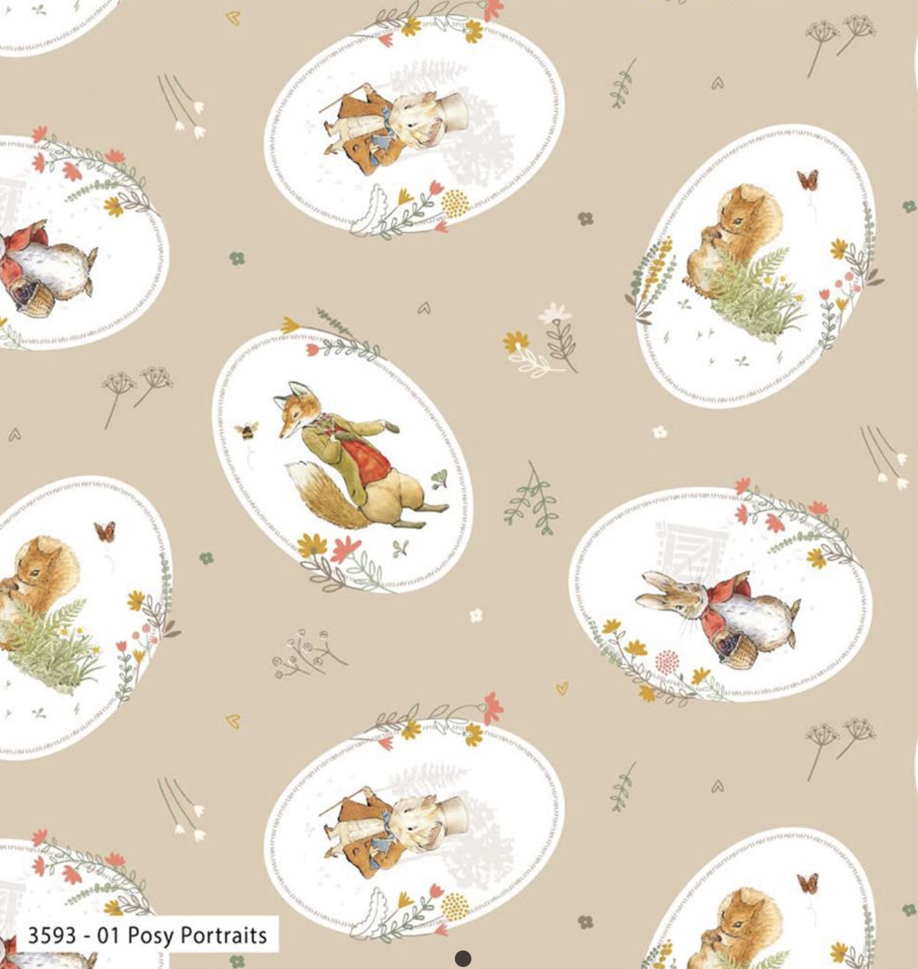 Peter Rabbit von Beatrix Potter, Patchworkstoffe