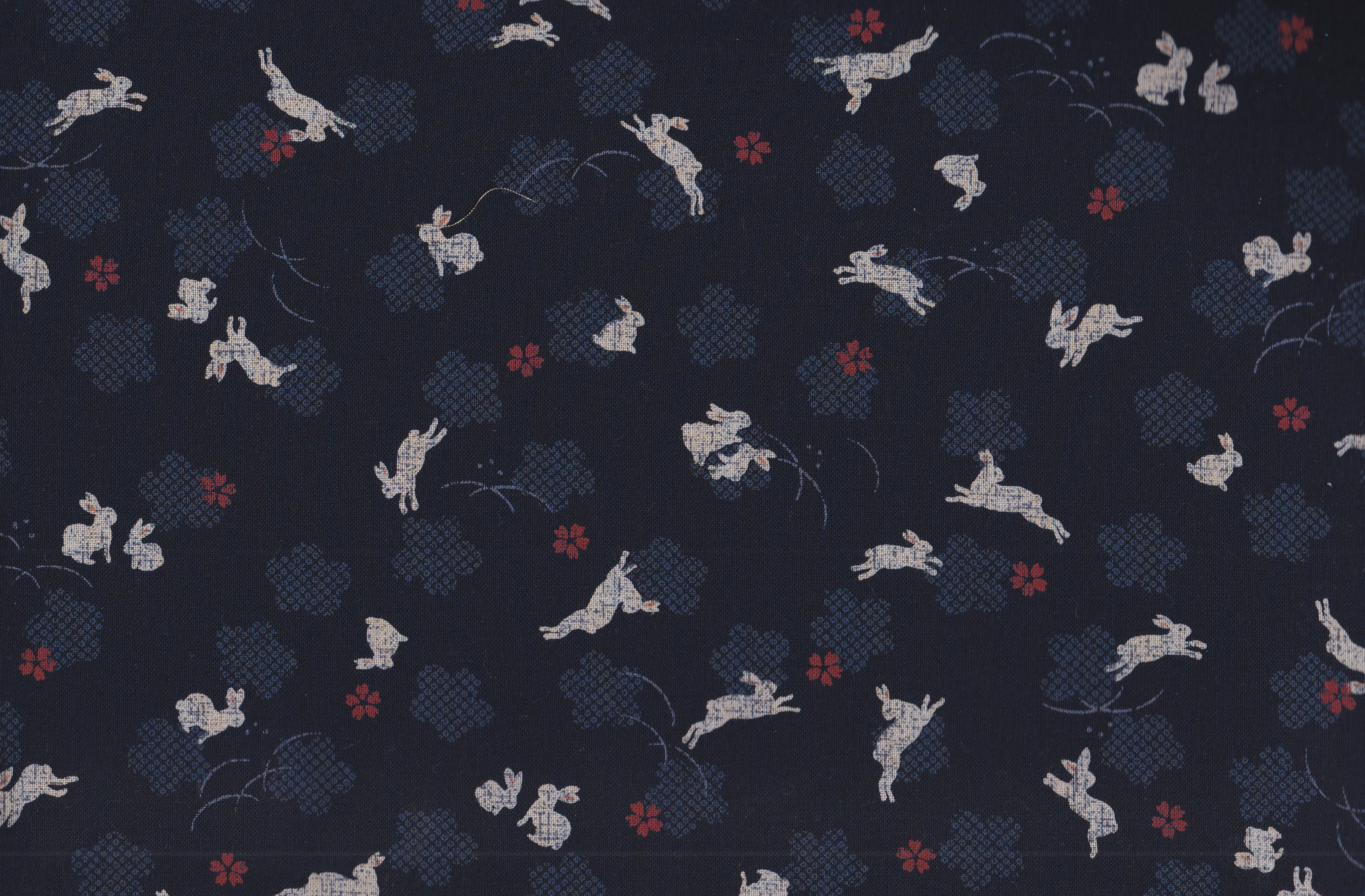 Japanische Stoffe in Indigoblau