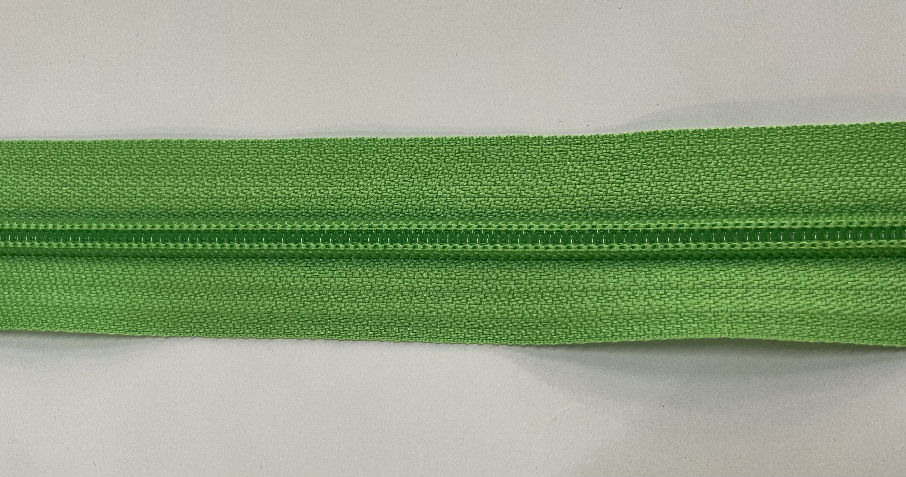 Endlosreißverschluß 5mm in Leuchtgrün