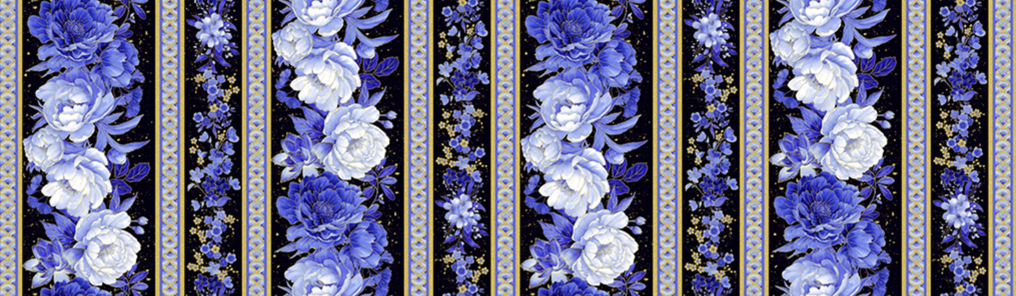 Lotus / Border Blue