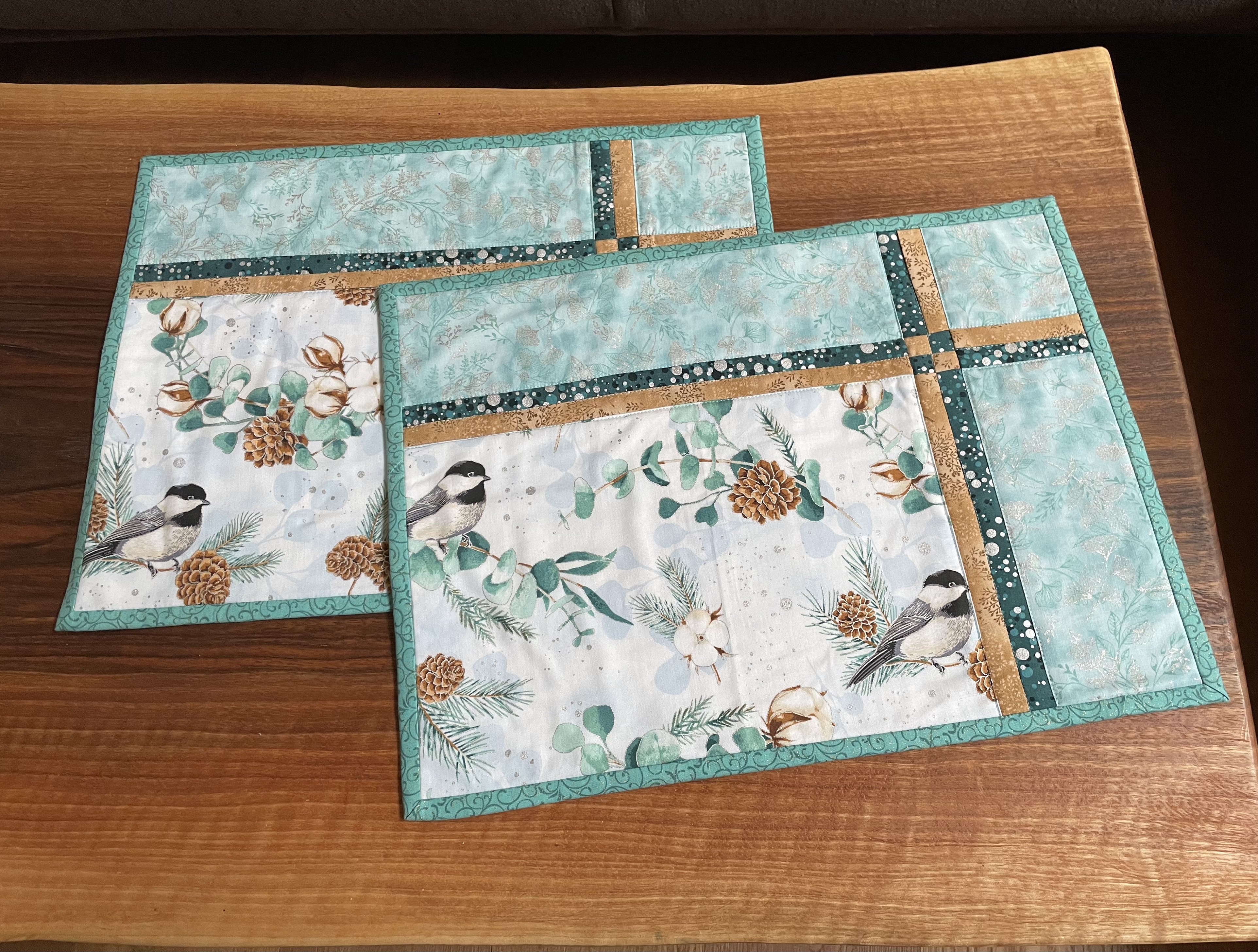 Tischsets mit Wintermotiven