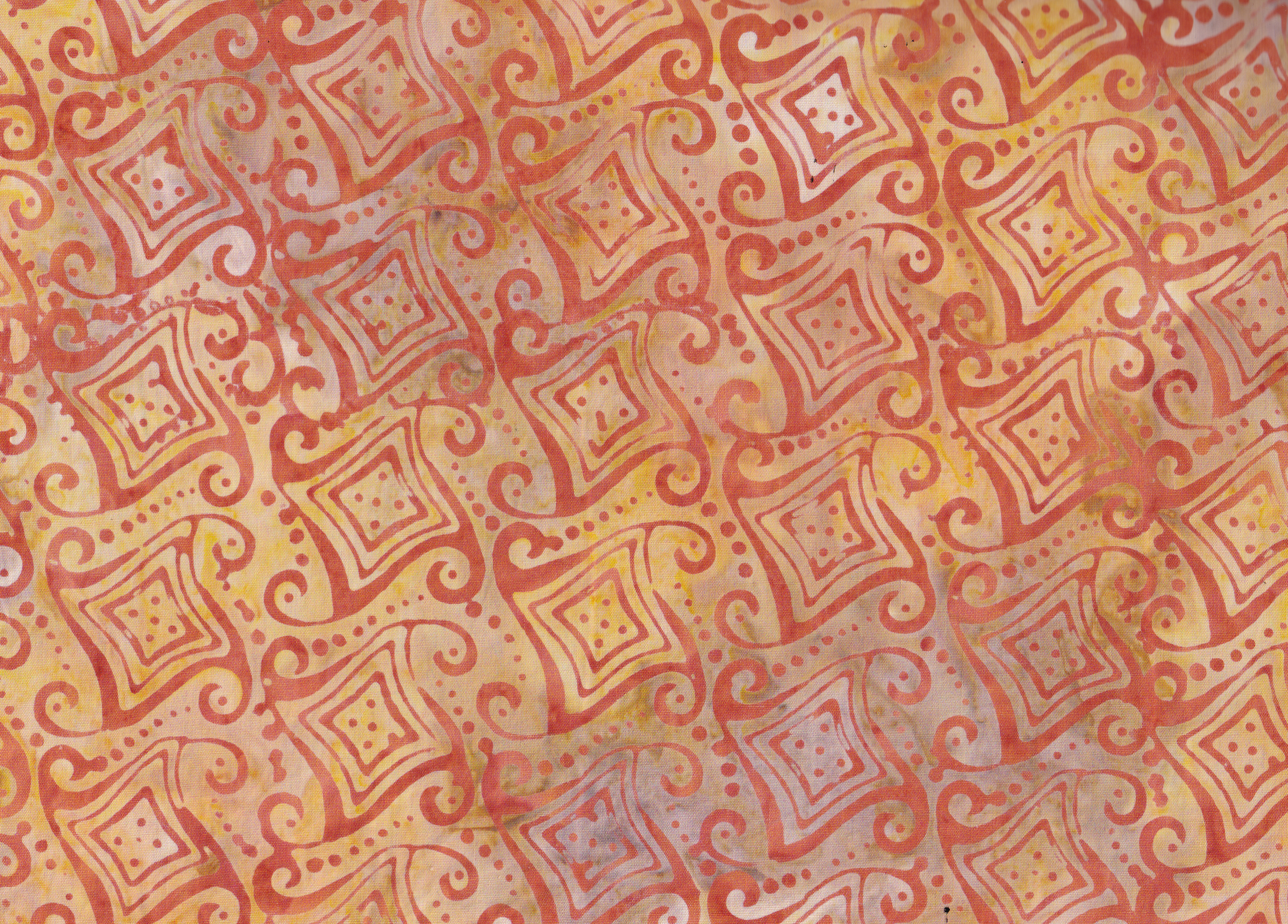 Orange Fancy Geometric