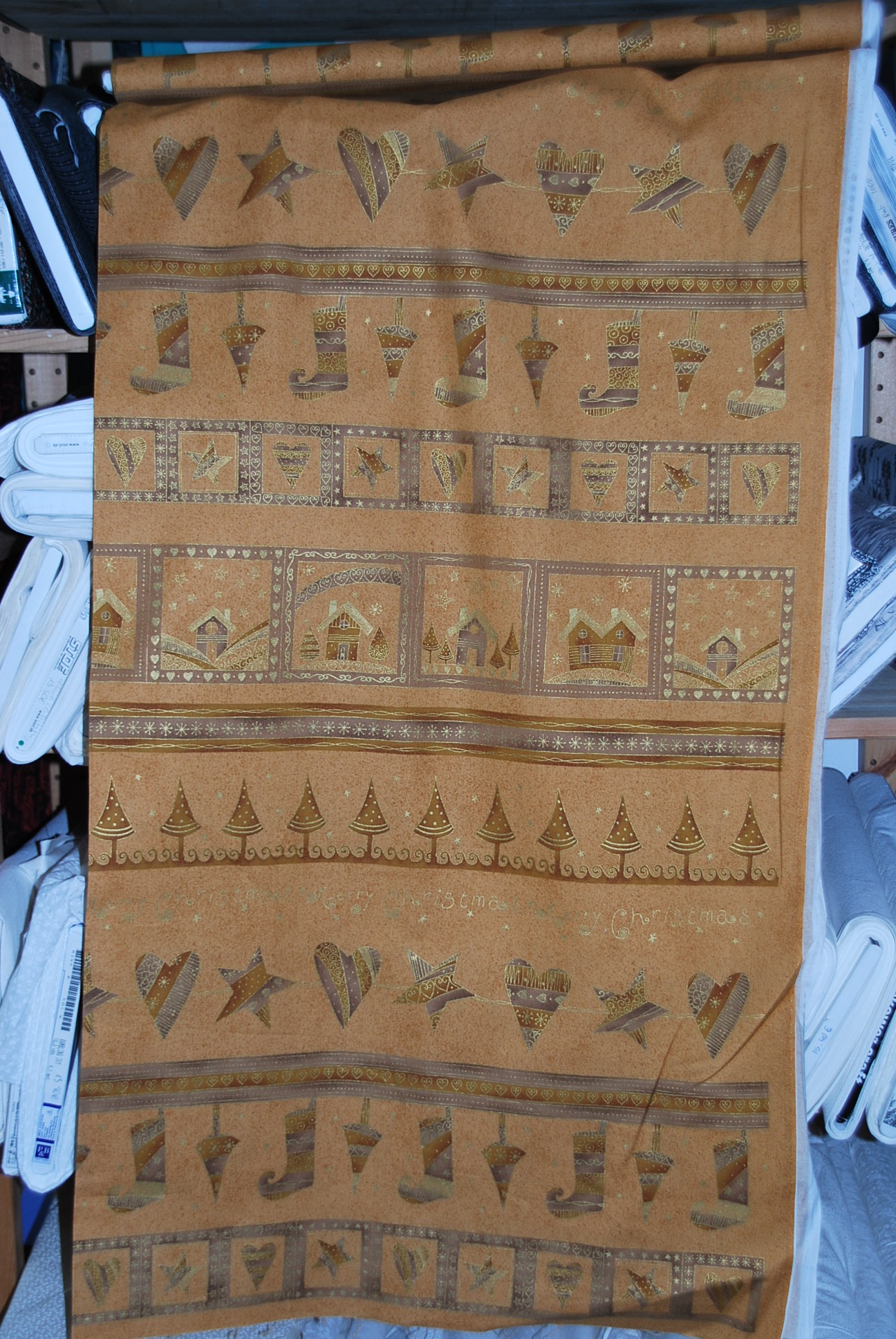 Quiltes Spirit of X-Mas/letztes Panel