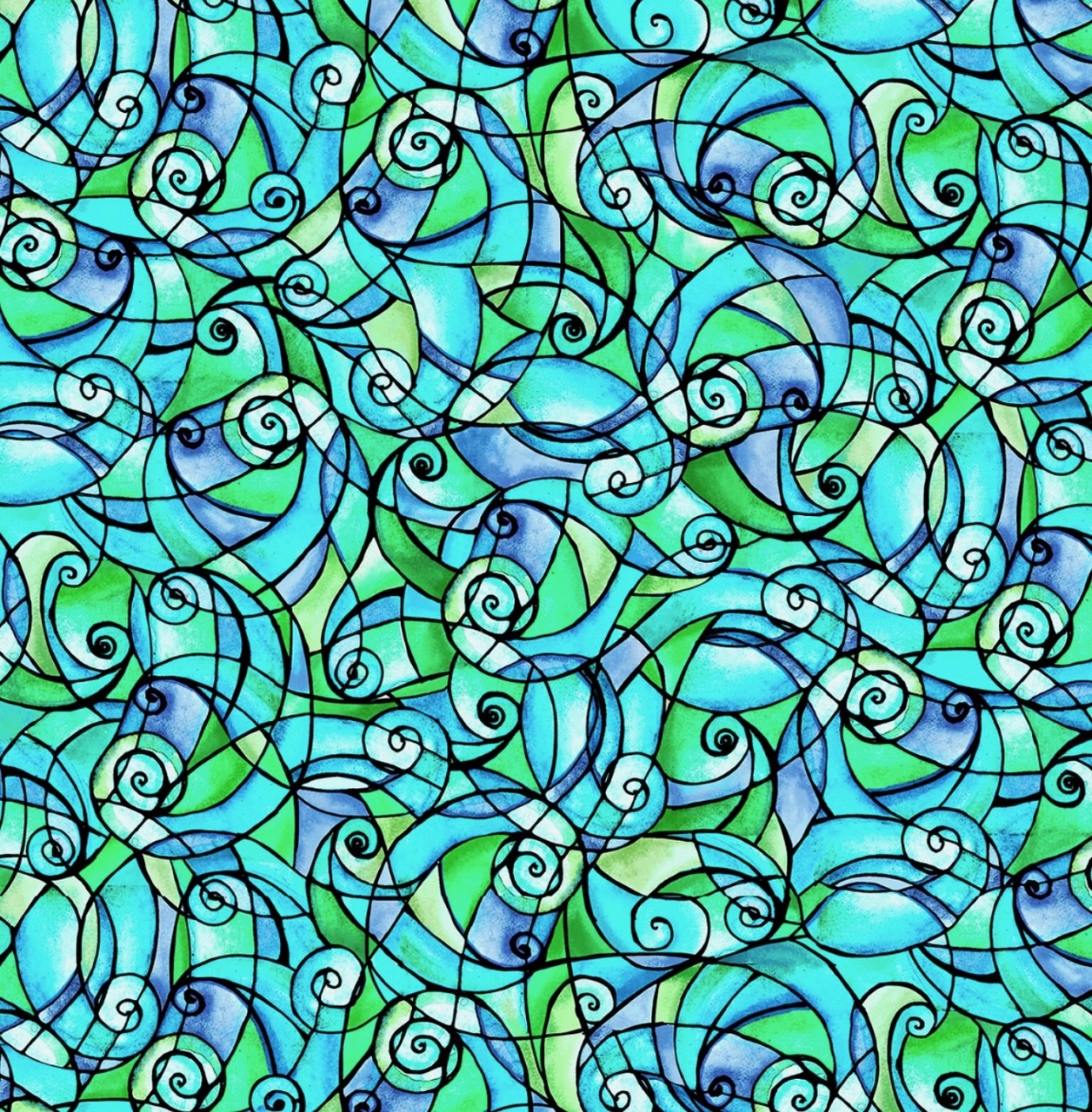 Flower to the Sun-Jade-Türkis