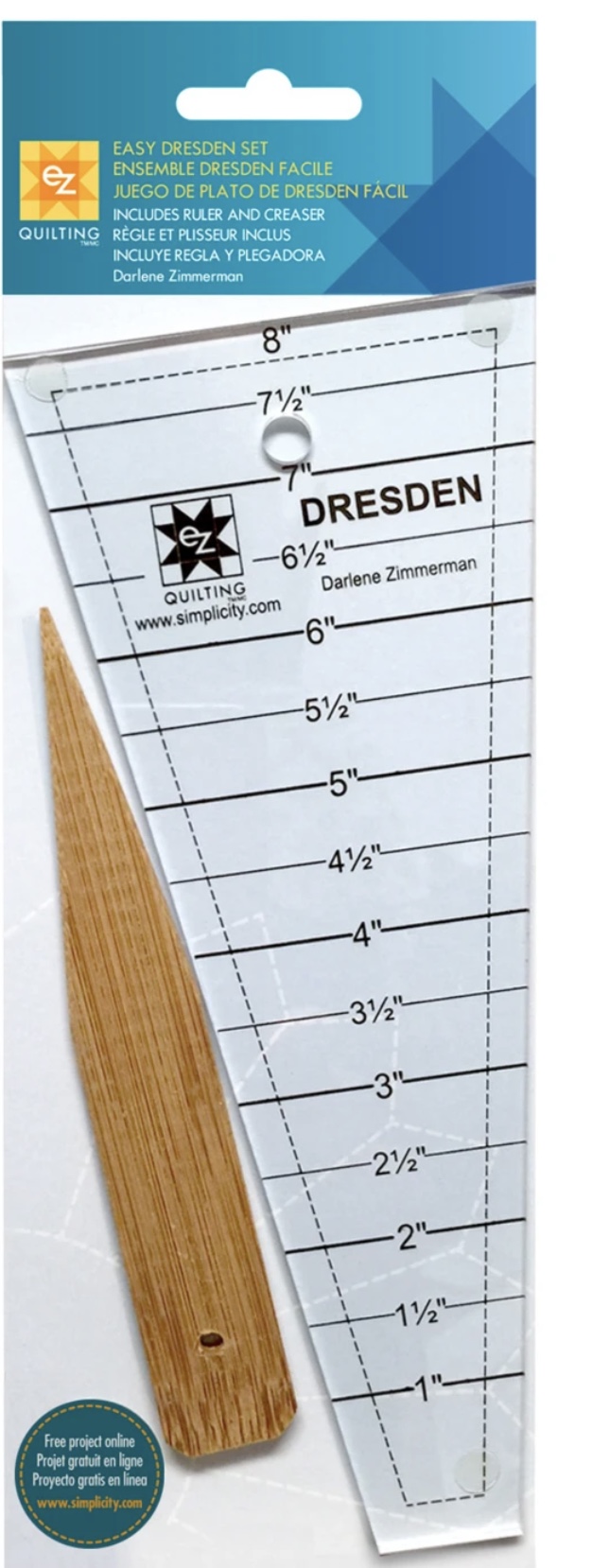 Dresdner Platte  Dreieck Lineal
