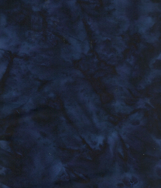 AMD Batik Navy/ Reststück 65 x 110 cm